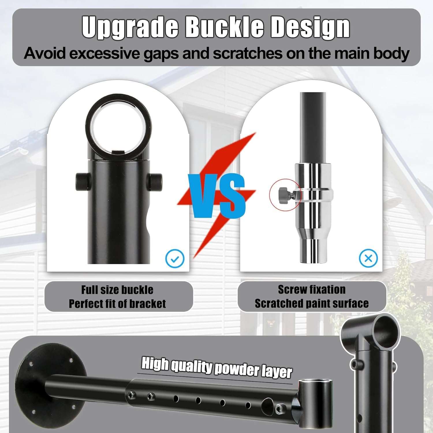 Wall Mount, Starlink Mounting Kit with Starlink Mount Adapter, Star Link Pole Mount, Starlink Roof Mount for Starlink Internet Kit Satellite 6