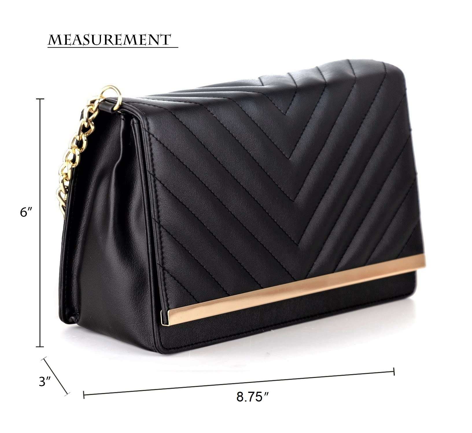 ADISA Women Sling Bag Black 3