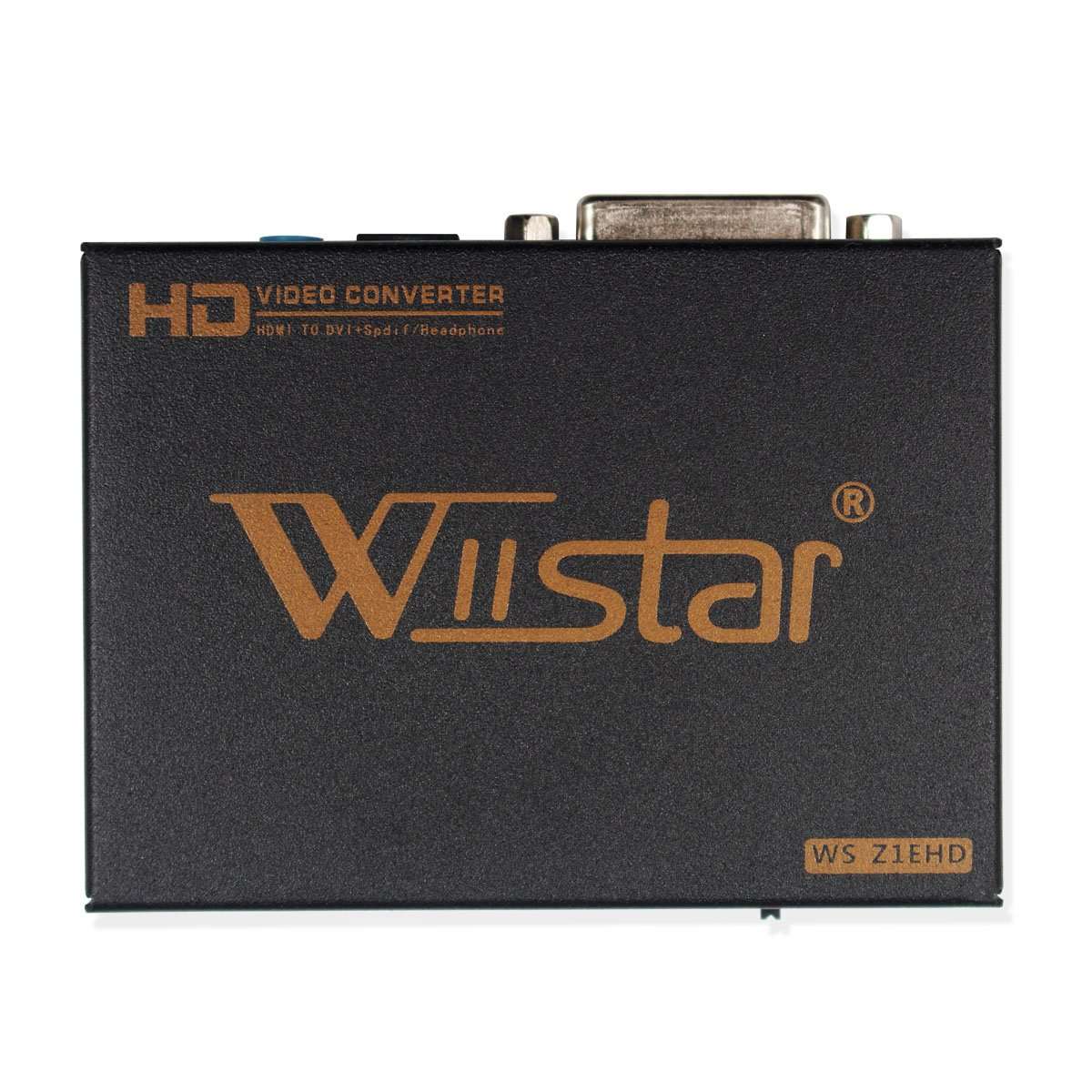 Wiistar HDMI to DVI Converter Spdif/Toslink Earphone Output Audio Video Converter for PS/XBOX360,/Blue-ray DVD,/HD STB 1