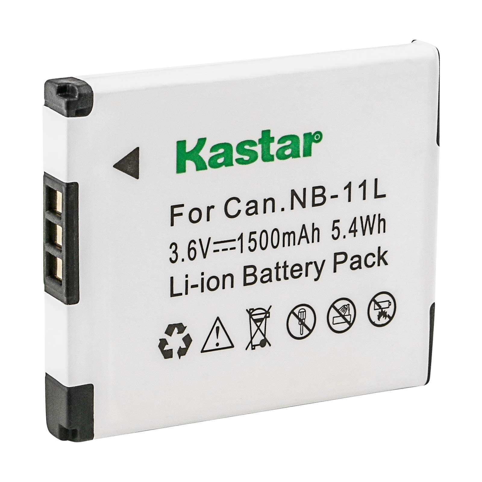 Kastar Battery for NB-11L, CB-2LD, CB-2LF and PowerShot A2300 is, A2400 is, A2500, A2600, A3400 is, A3500 is, A4000 is, ELPH 110 HS, ELPH 115 HS, ELPH 130 HS, ELPH 135 HS, ELPH 140 HS, ELPH 155