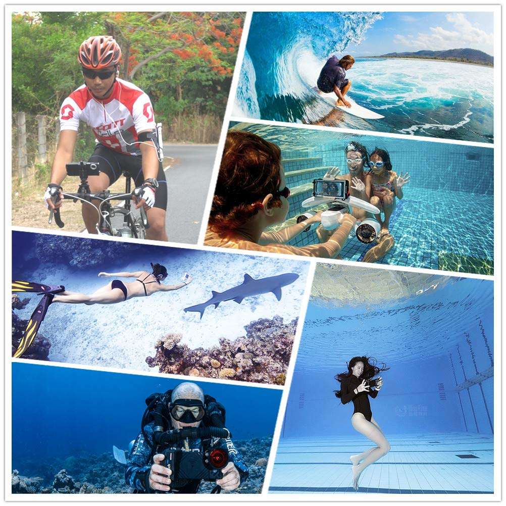 DIVEVOLK Seatouch 3 Underwater Diving housing case compatiable for Samsung S8/ S8+/S9/S9+,Perfect Phone Case for Surfing Swimming and Snorkeling 3