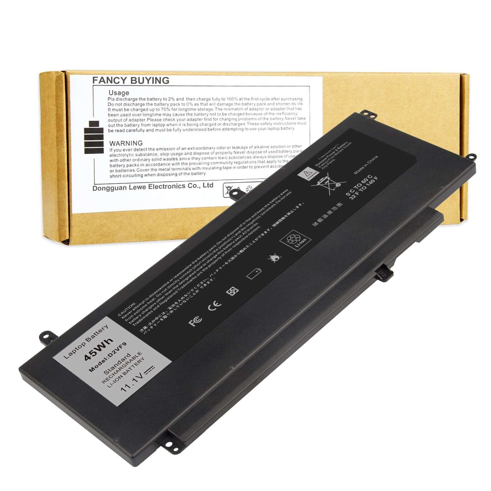 Fancy Buying New Laptop Battery Replacement for Dell Inspiron 15 7547 7548 D2VF9 0PXR51 PXR51-11.1V 45WH 1