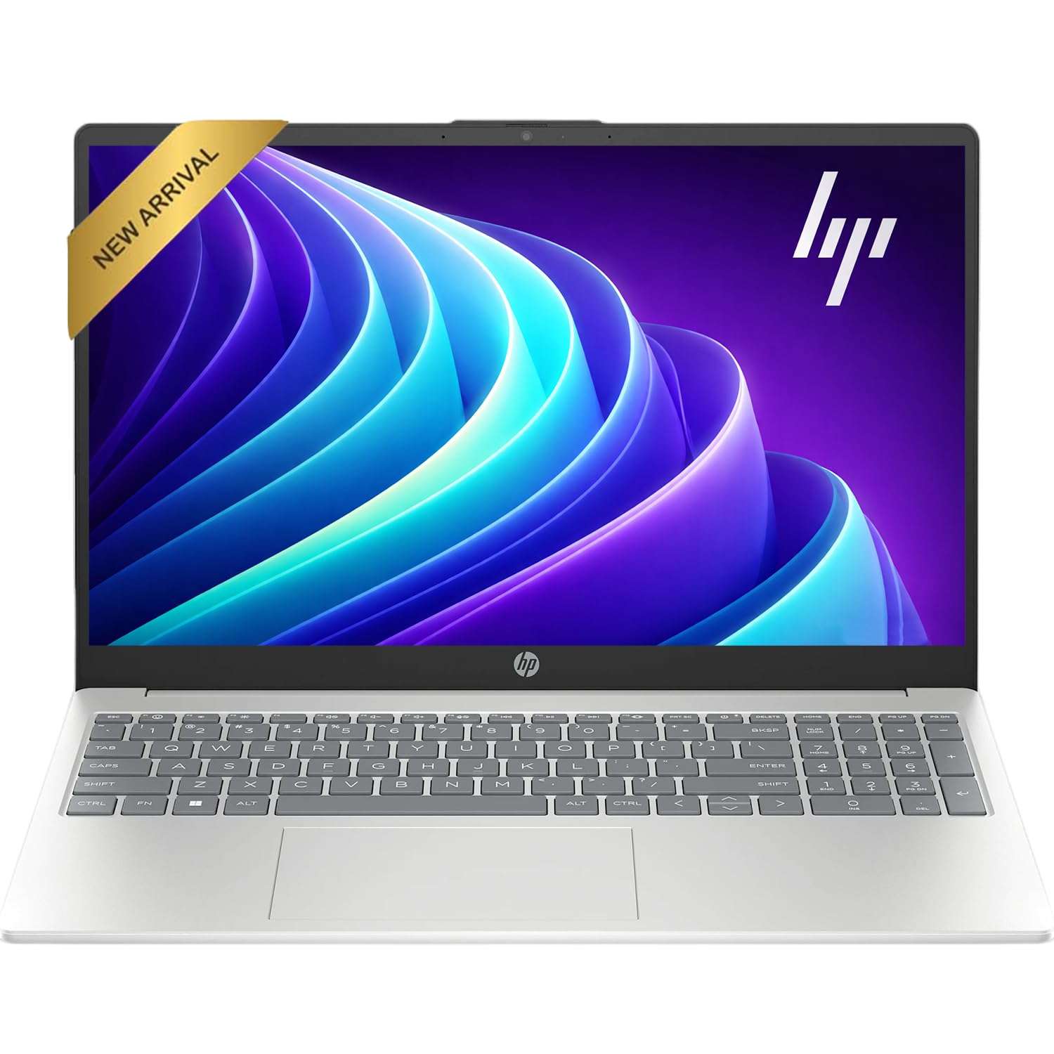 HP New 15.6 inch Laptop Computer, 2026 Edition, Intel High-Performance 4 cores N100 CPU, 128GB SSD, Copilot AI, Windows 11 Pro with Office 365 for The Web, no Mouse 1