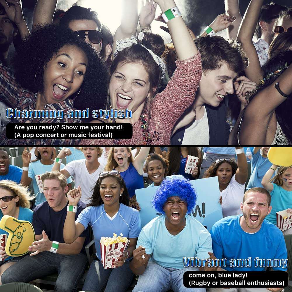 Joyday Paper Watch, Creative Digital Magnetic Waterproof Wrist Watch, Novelty Paper Wristwatch, Paper Waterproof Watch Bands Gifts for Christmas New Year for Men Women Boys Girls (White) 5