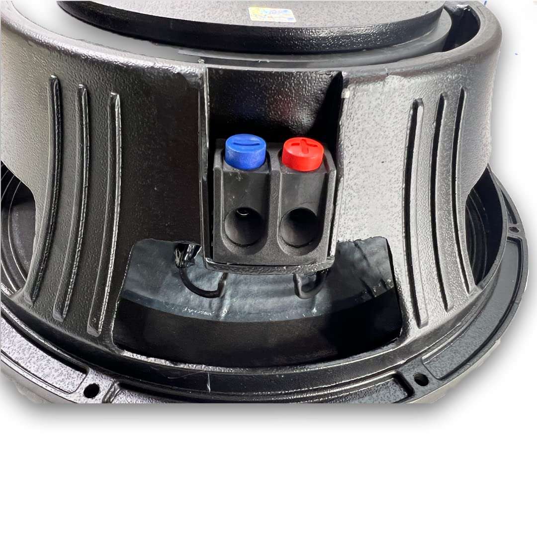 DJMAKER Aluminium Die Casting 600W Model NO.15/2226-600 Diameter 381MM - 15" Loud Speaker with Y35 Magnet Grade IMPEDENCE 8 OHM | Connect with Lead Wire | Black 4