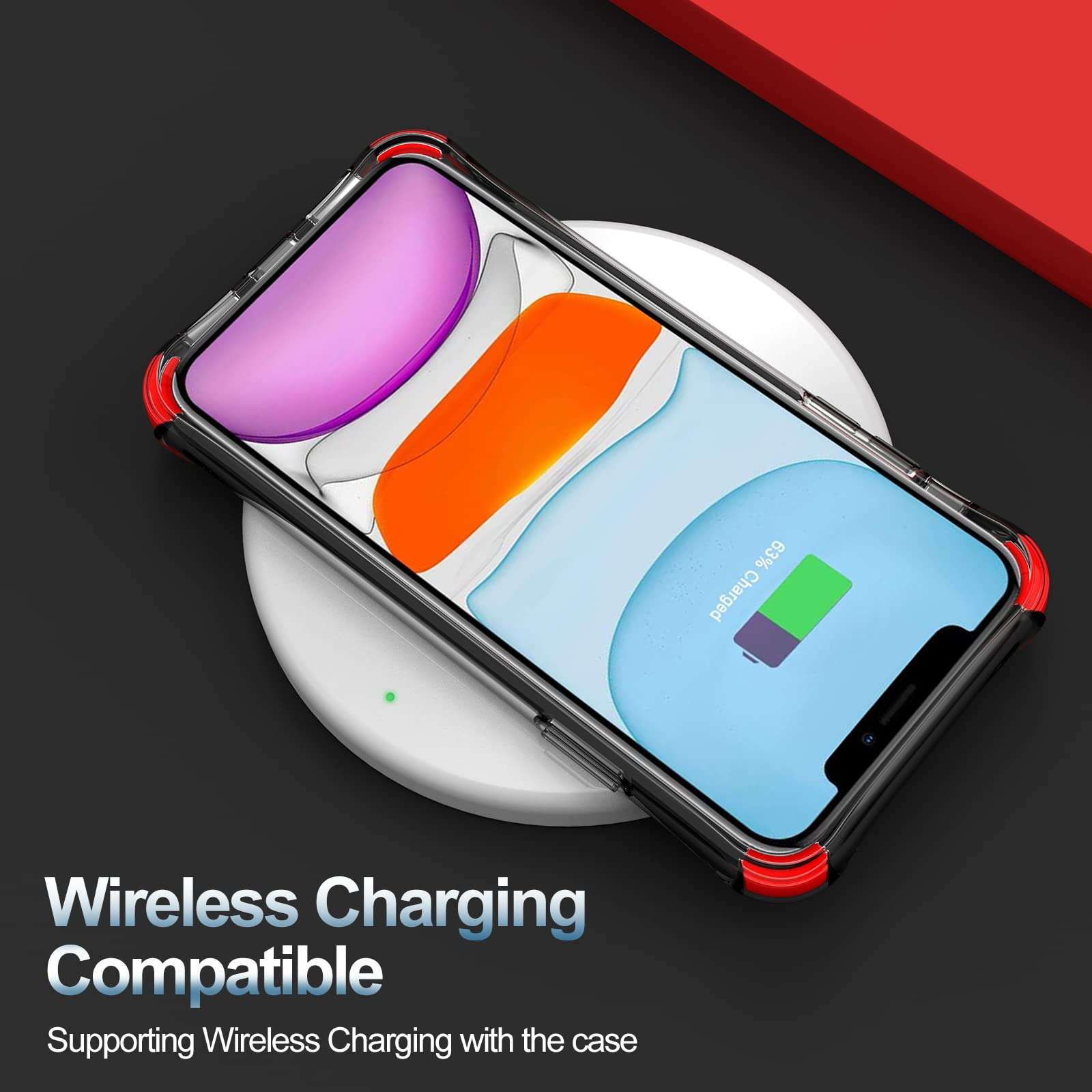 BALLISTIC Raptor S Series Designed for iPhone 11 Case (2019) with B-Labs Corners Against Drops, Protective Case for iPhone 11, 6.1 inch - Tint Black 6