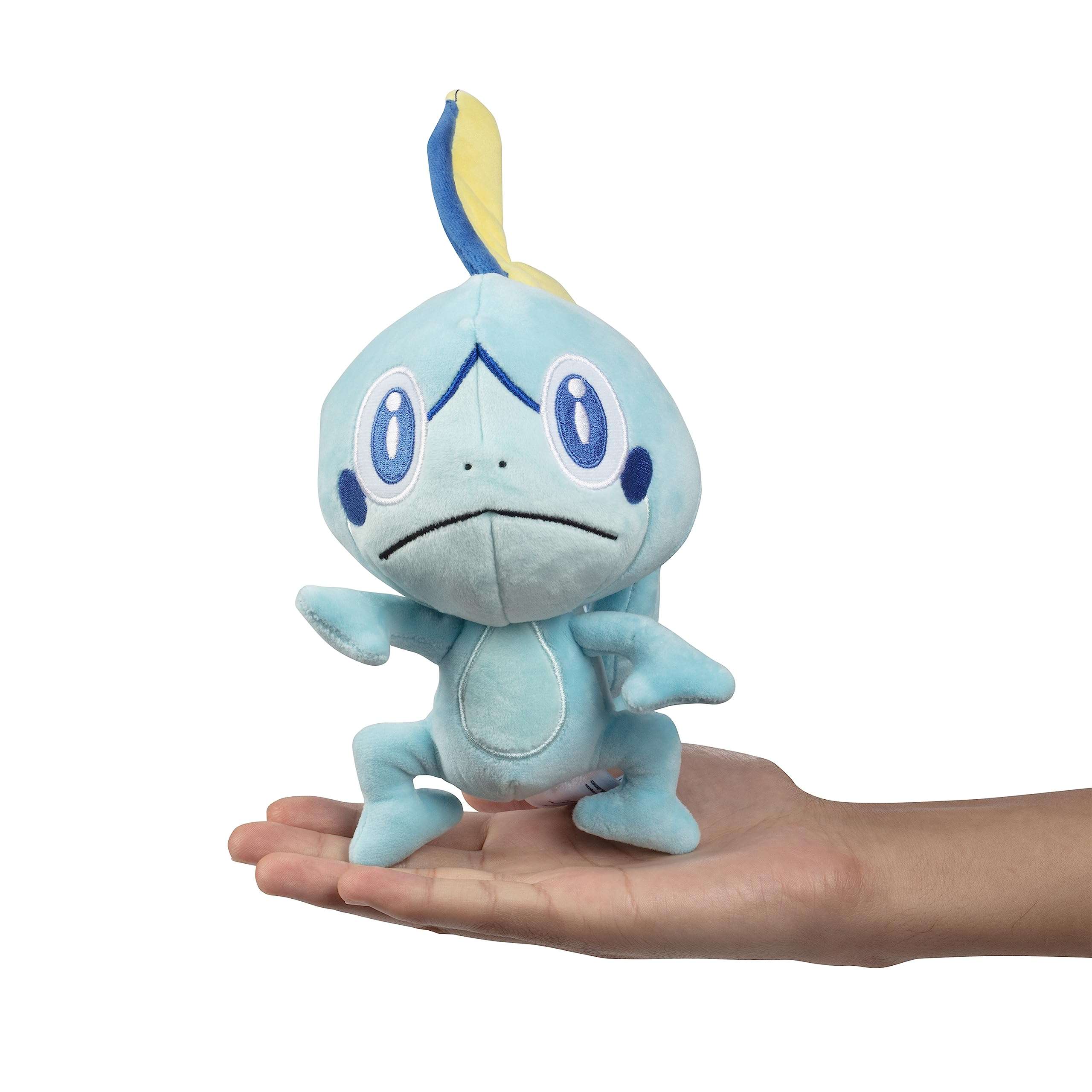 Pokémon 8" Sobble Plush Officially Licensed - Sword & Shield Galar Starter - Quality Soft Stuffed Animal Toy - Add Sobble to Your Collection! - Great Gift for Kids & Fans of Pokémon 5