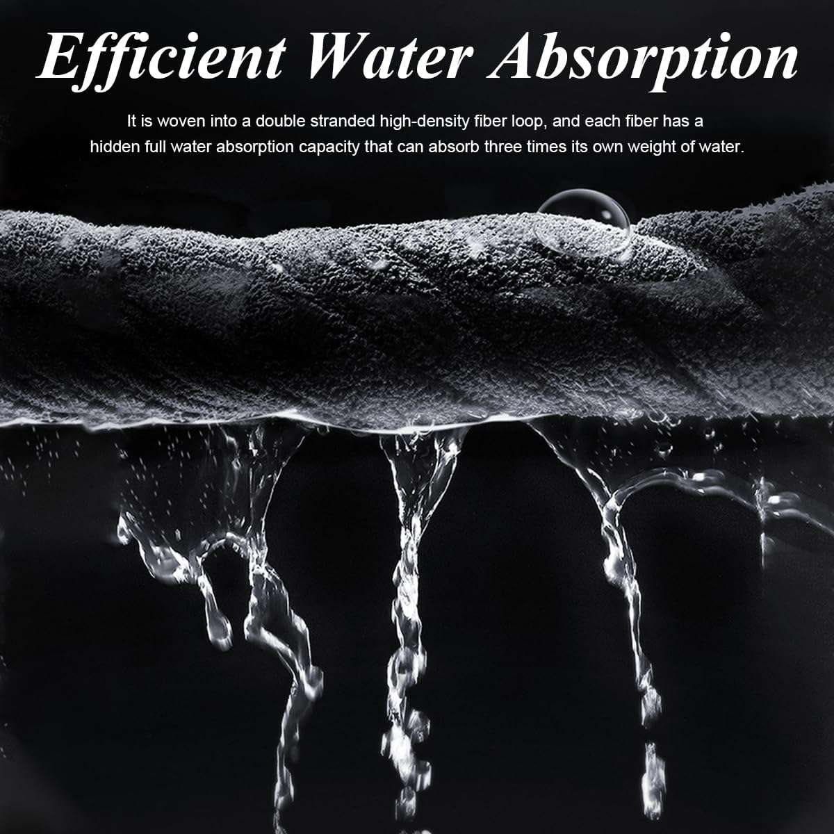 2 Pcs Car Cleaning Cloth, Microfiber Cloth for Car 35 x 75cm Large Microfiber Car Drying Towels Lint Free, Scratch Free, Highly Absorbent Drying Towel Car Cleaning Accessories for Car, SUV, RV, Truck 4