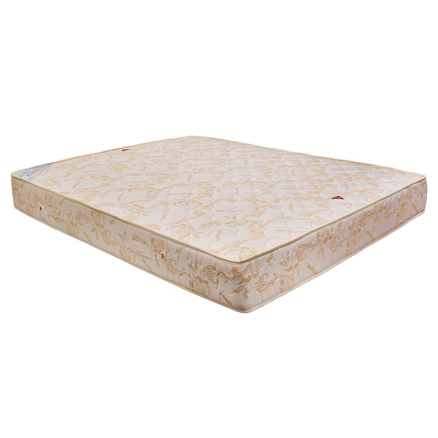 Springwel Ecosoft 8-inch Queen Size Pocket Spring Mattess (Beige, 78x60x8)