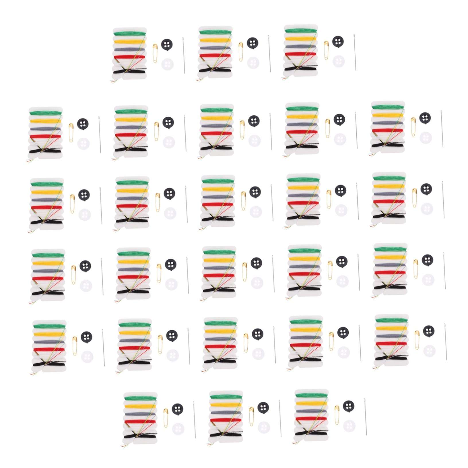 STOBOK 100 Packs Sewing Kit Stitch Sewing Supplies Needles Sewing Thread Kit Beginners Portable Sew Kit Embroidery Sewing Accessories Mending Kit Hotel Kits Speedy Travel