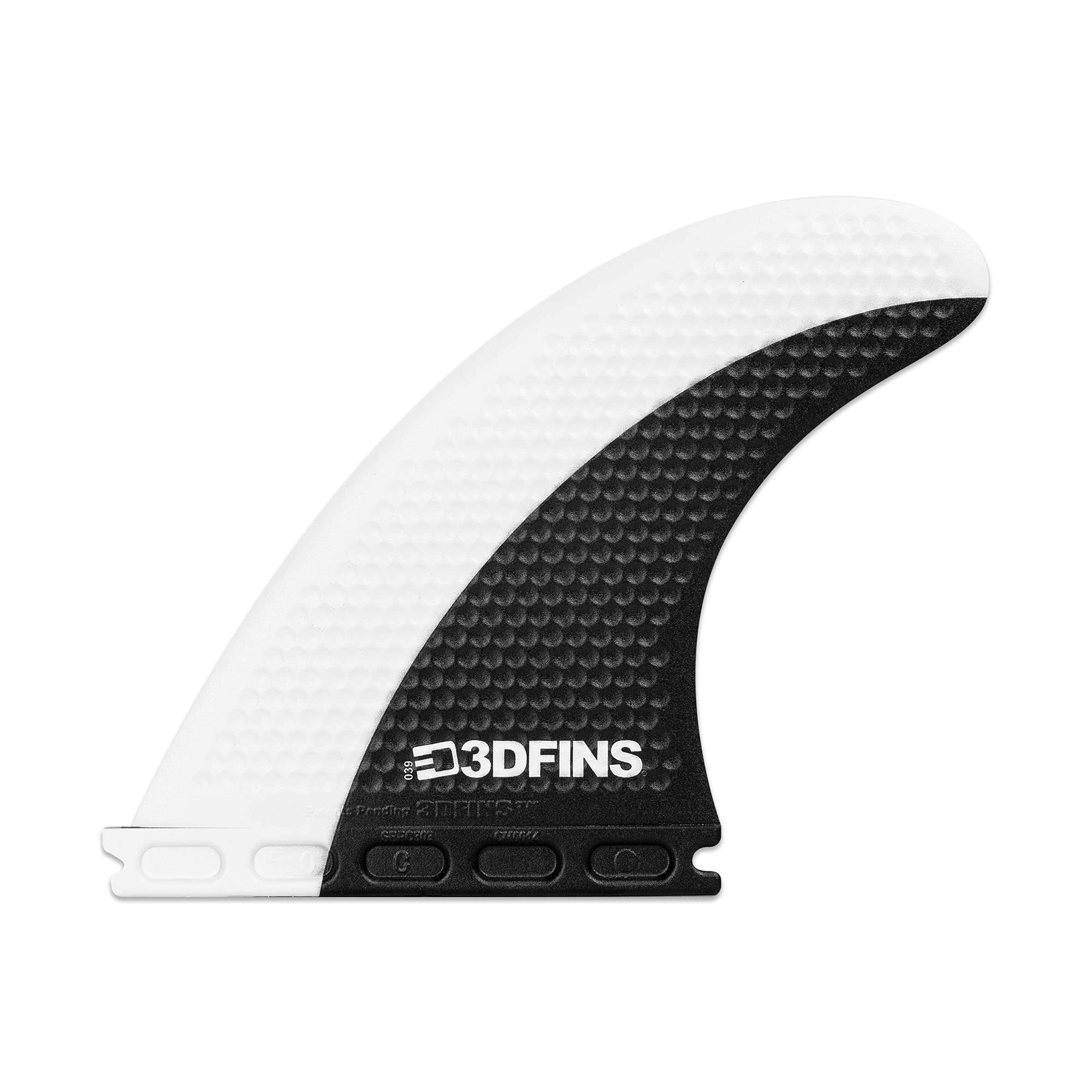 3DFINS High Performance Surfboard Fins GOHARD Series – Thruster/Tri Fin Set (3 Fins), Futures Base - Dimple Technology – Maximum Control (Split Mono) 4