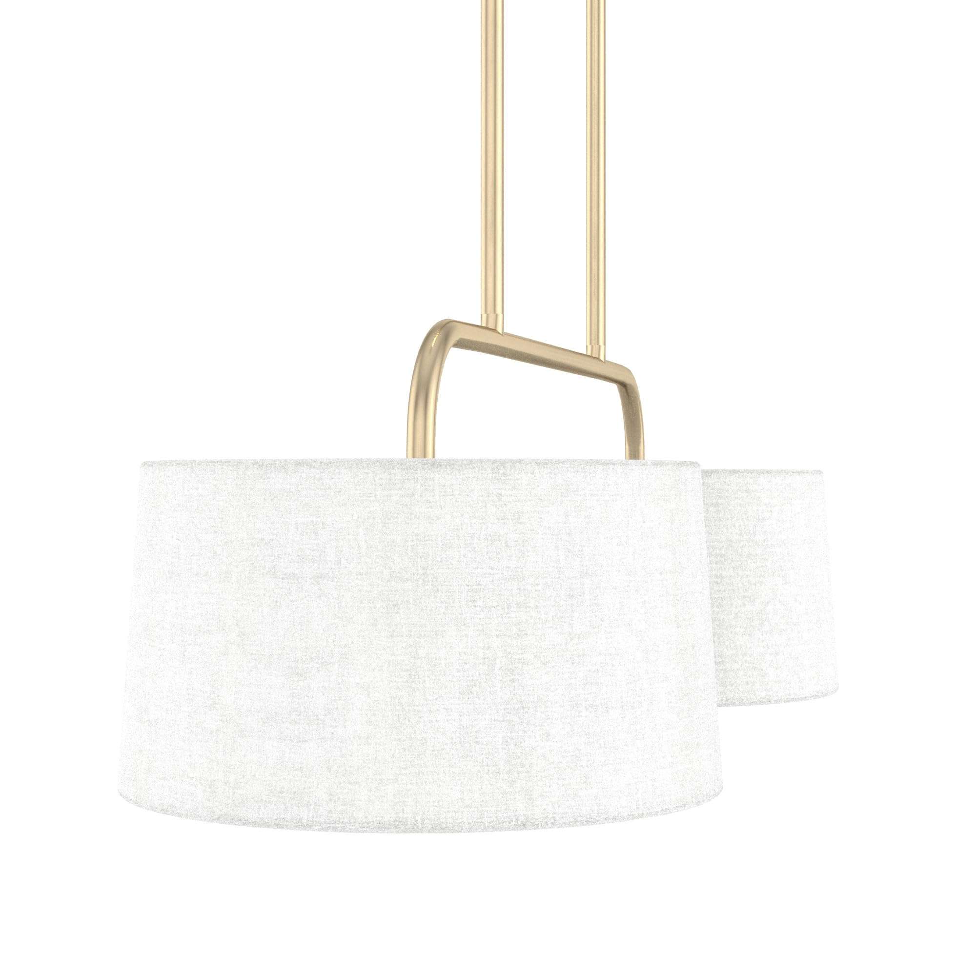 Hunter - Cottage Hill 4-light Alturas Gold, Large Chandelier, Dimmable, Modern Style, Linear Shaped, for Bedrooms, Kitchens, Dining, Living Rooms - 19895 6