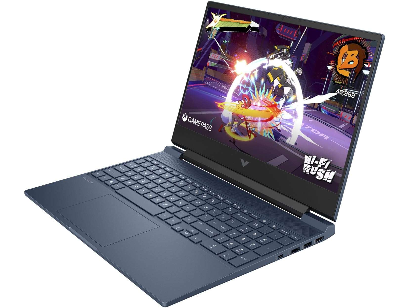 HP Victus Gaming Laptop 15.6" IPS FHD (Intel i5-12450H, GeForce RTX 3050, 32GB RAM, 1TB SSD, Backlit KB, WiFi 6, Bluetooth, Webcam, Win 11 Pro) w/DKZ Hub USB Port Expander 5
