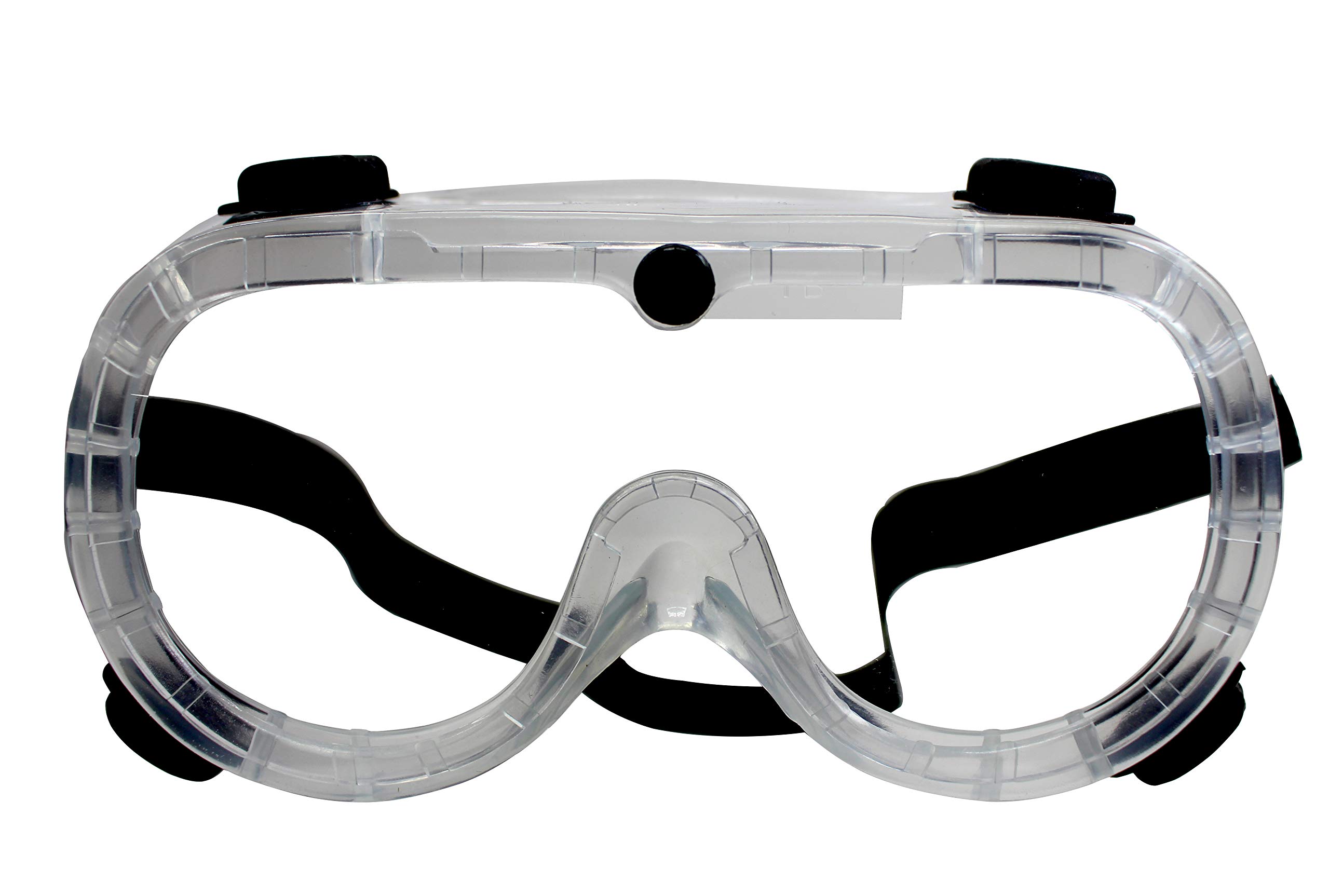 Troy Safety Heavy duty Industrial Protective Chemical Splash Safety Goggles, Glasses | Crystal Clear, Anti-Fog Design, High Impact Resistance | Perfect Eye Protection (24 PCS, NEW-GG101)