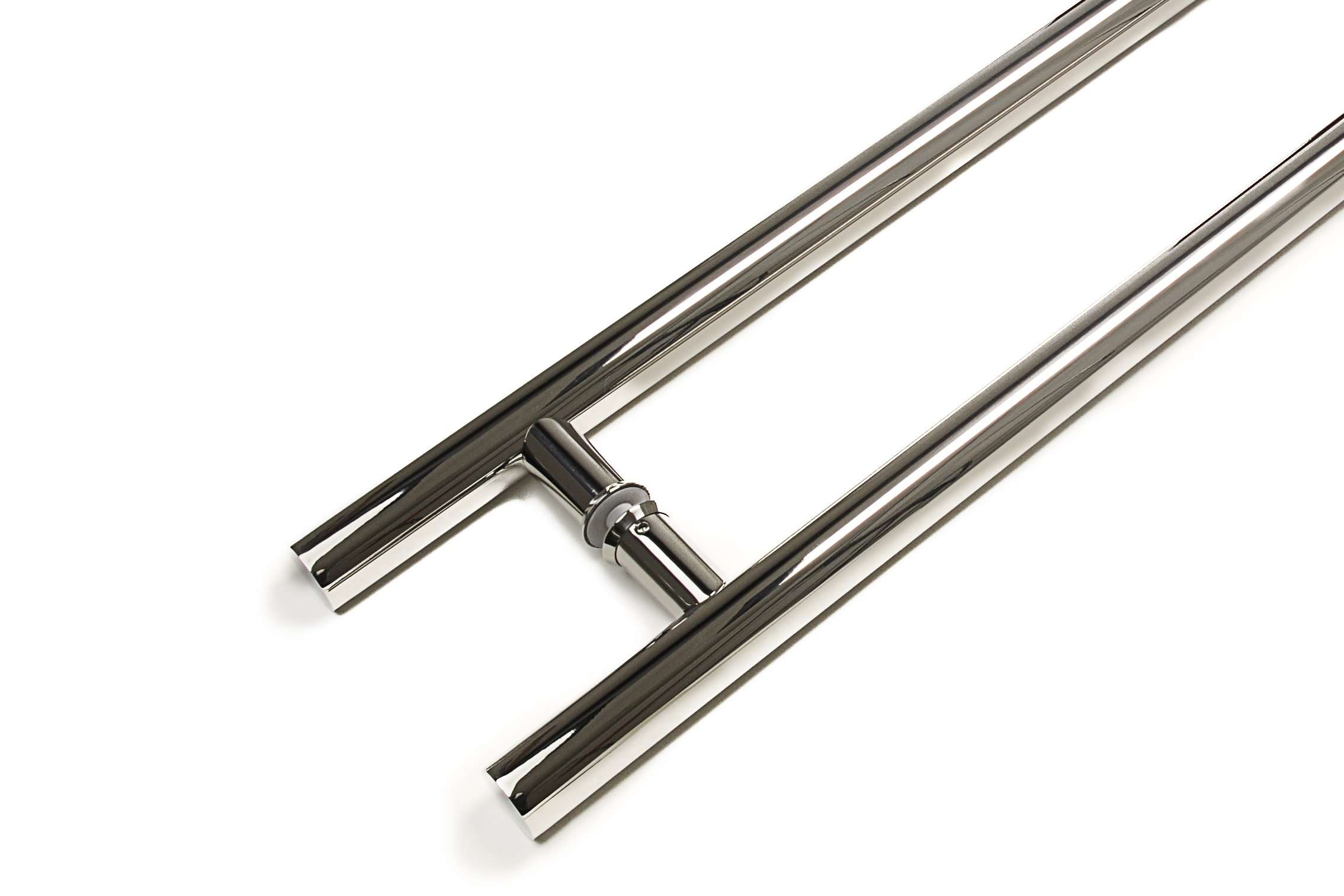 Strongar Modern & Contemporary Round Bar/Ladder/H-Shape Style 914mm / 36 inches Push-Pull Stainless-Steel Door Handle - Polished Chrome Finish 3