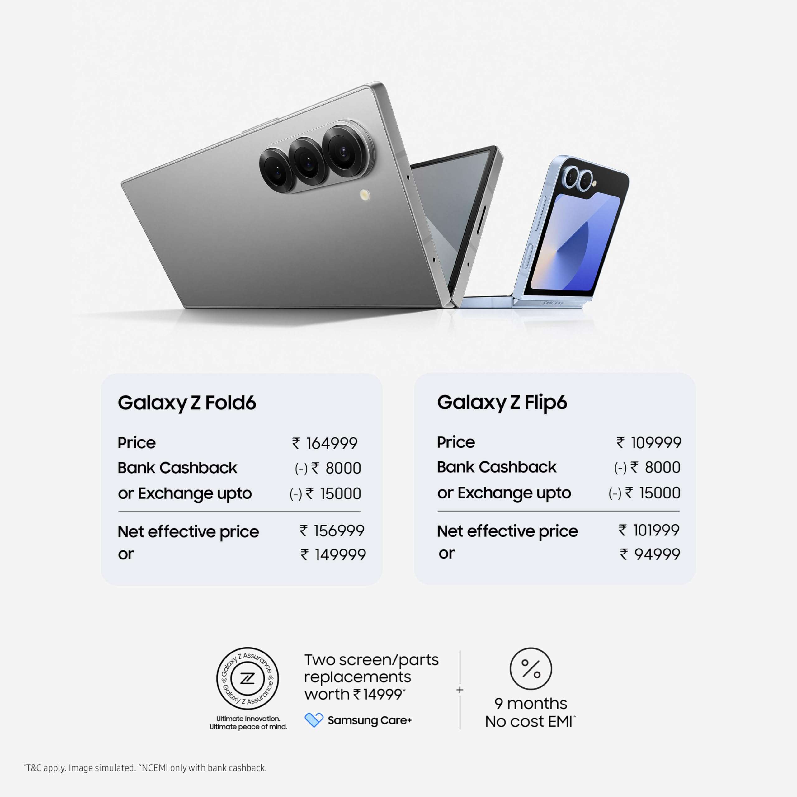 Samsung Galaxy Z Flip6 5G AI Smartphone (Blue, 12GB RAM, 512GB Storage) 2