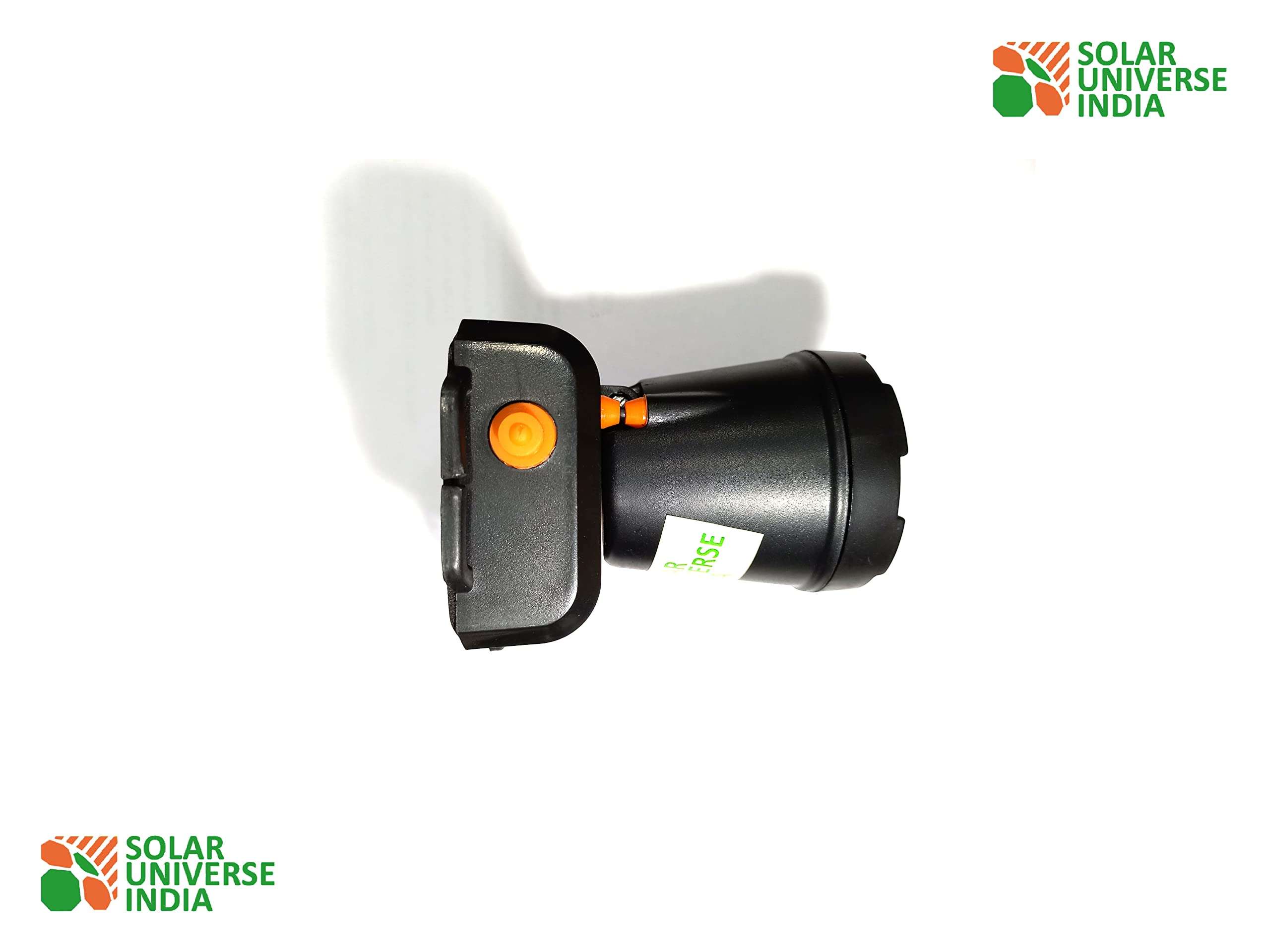 SOLAR UNIVERSE INDIA Solar Powered Head Lamp & Light with Lithium Battery & External Solar Panel - Rainproof - 400M Focus 5