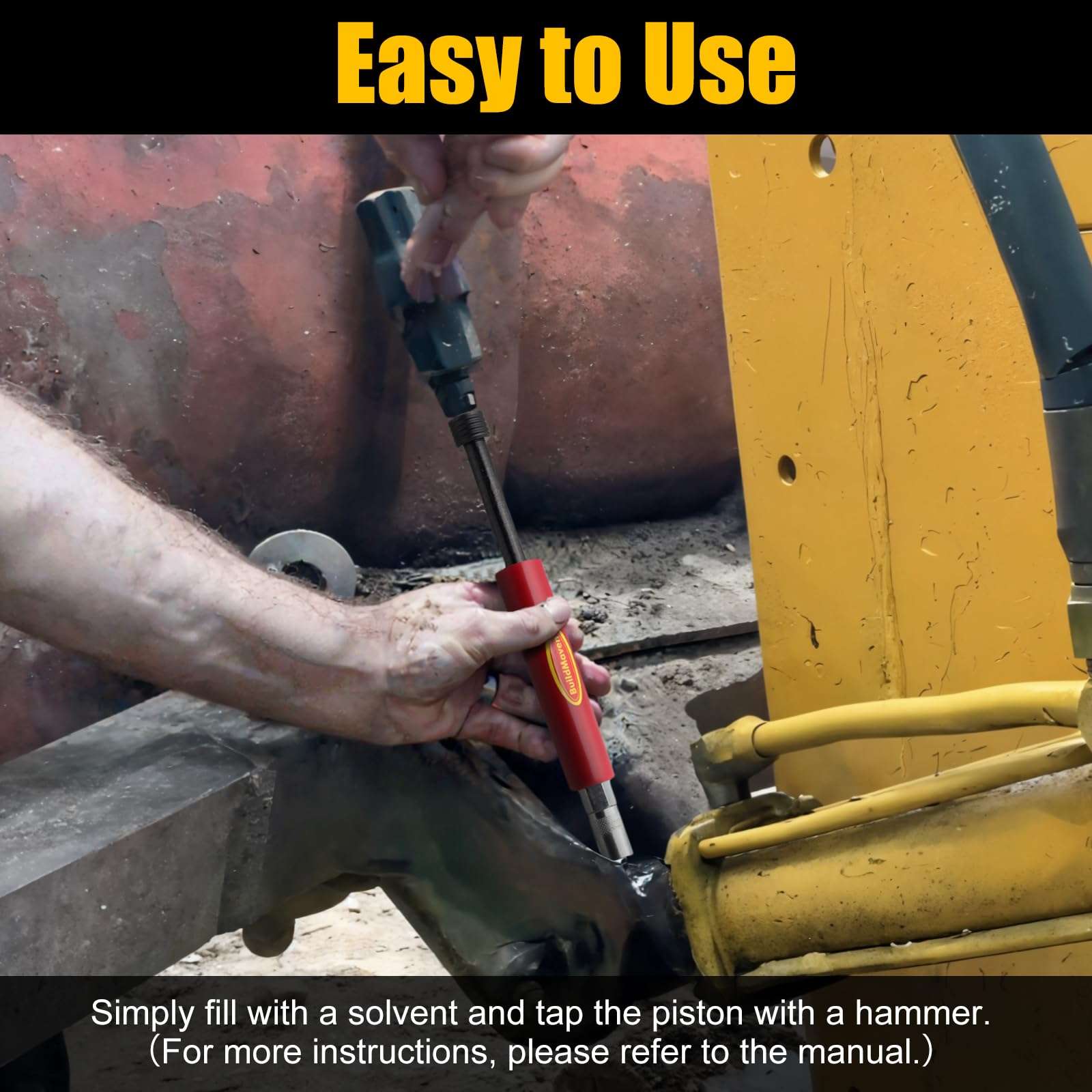 Grease Fitting Cleaning Tool -Grease Zerk Cleaner, Zerk Fitting Cleaning Tool, Remove Old Dried Grease from Fittings, Pins, Shafts, Bushings, and Joints (Red) 4