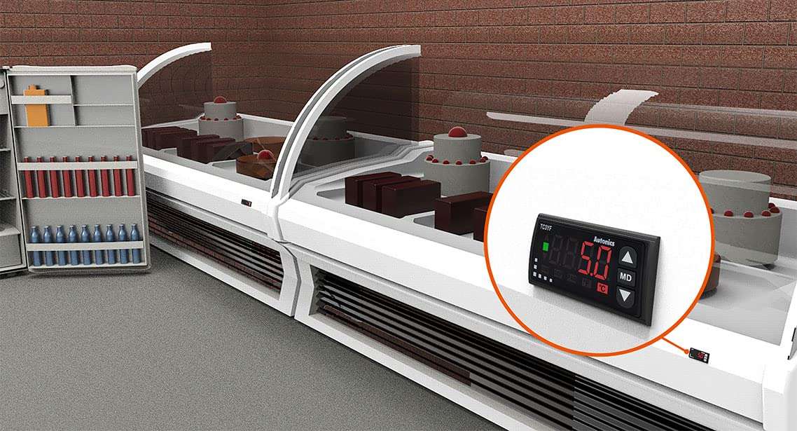 Autonics Korea Refrigeration Temperature Controller TC3YF-14R Compressor Output NTC (Thermistor) Type Made in Korea 4