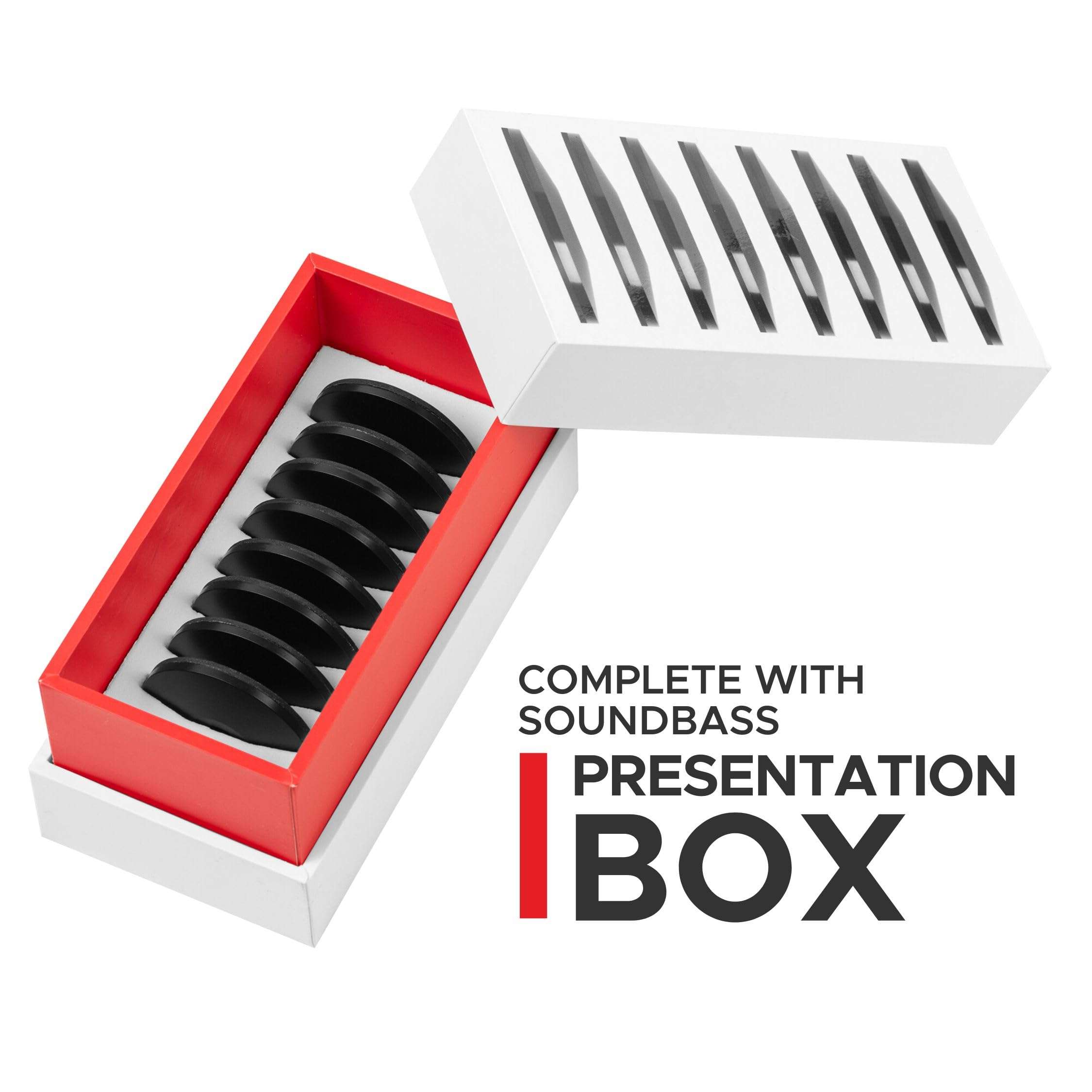 Set of 8 Satin Black Hi-Fi Spike Shoes Isolation Pads by Soundbass (Spike NOT Included) 5