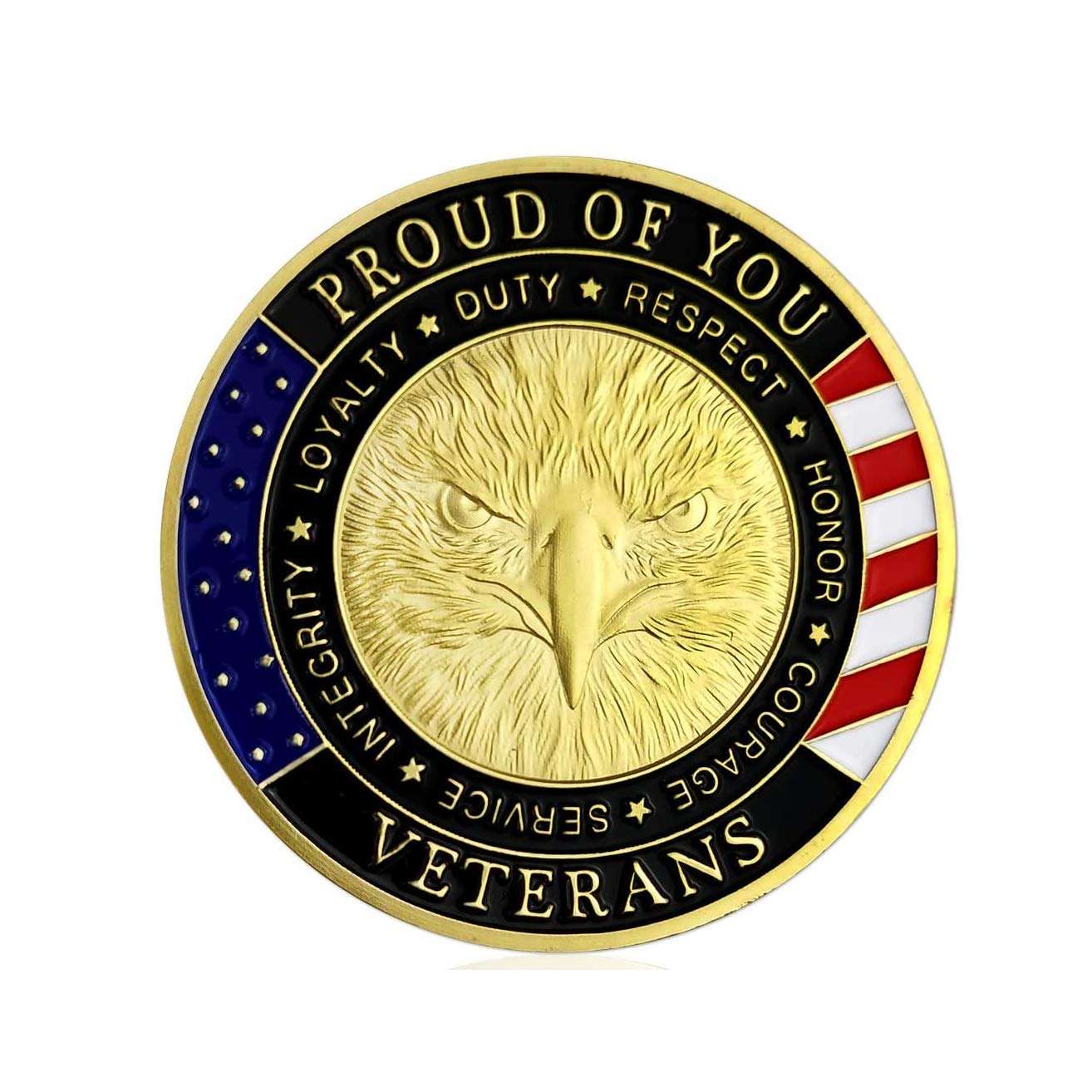 Thank You for Your Service Military Veterans Challenge Coin Appreciation Gift 2