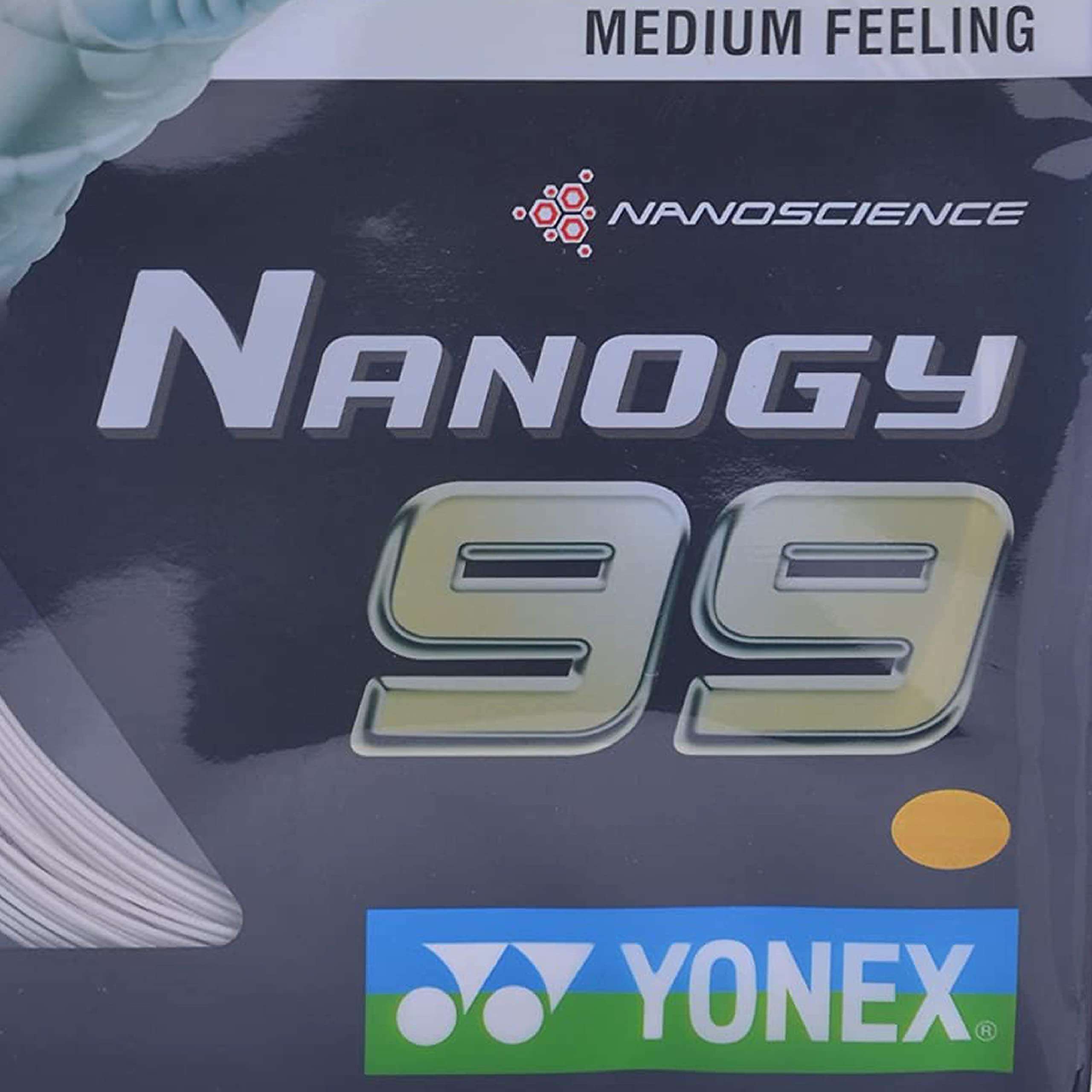 YONEX Nanogy 99 Microfiber Badminton Strings (White, 0.69mm) 5