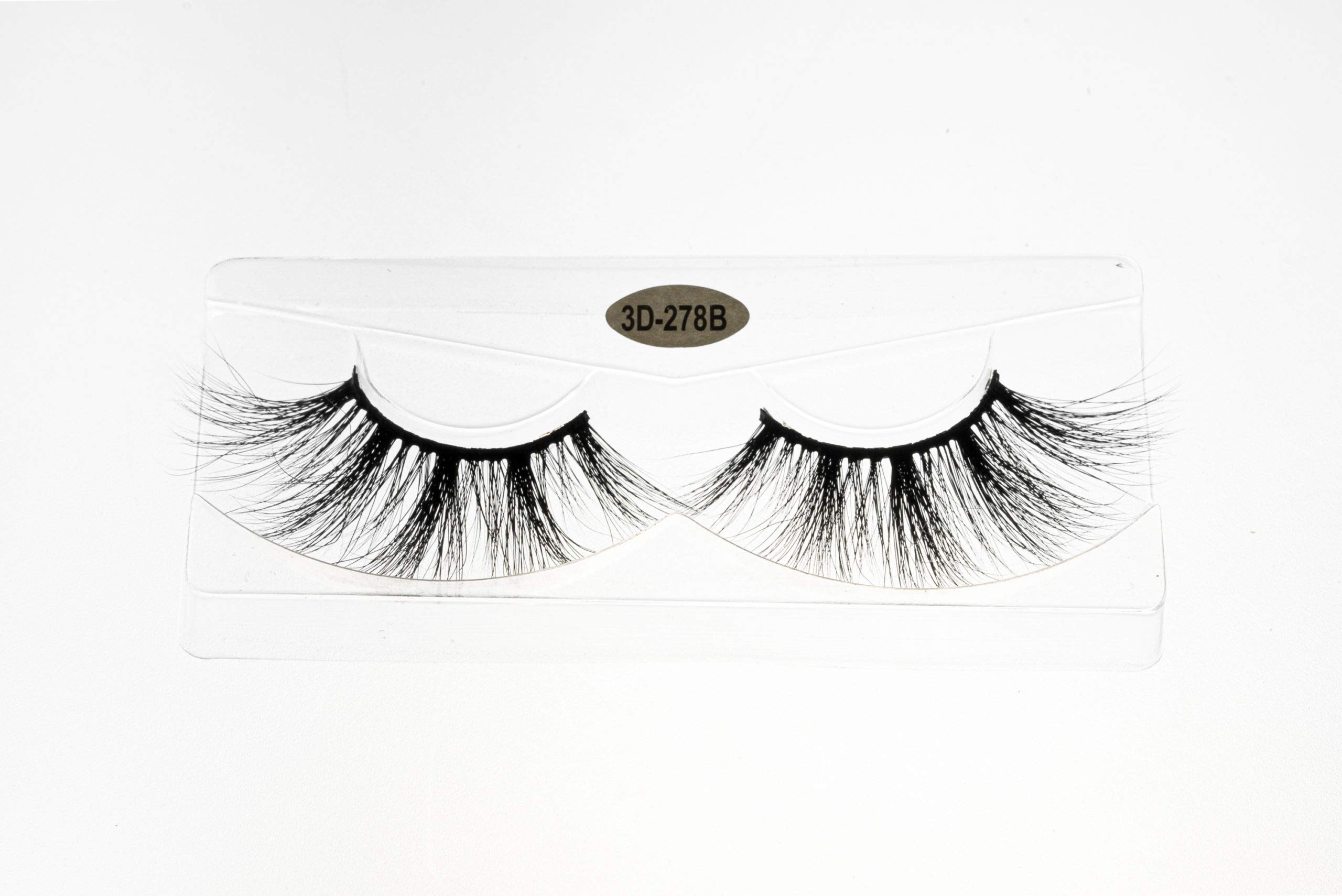 Ming Lashes 3D Mink Fur False Eyelashes Fake Lashes Women's Makeuup (3DML-278B)