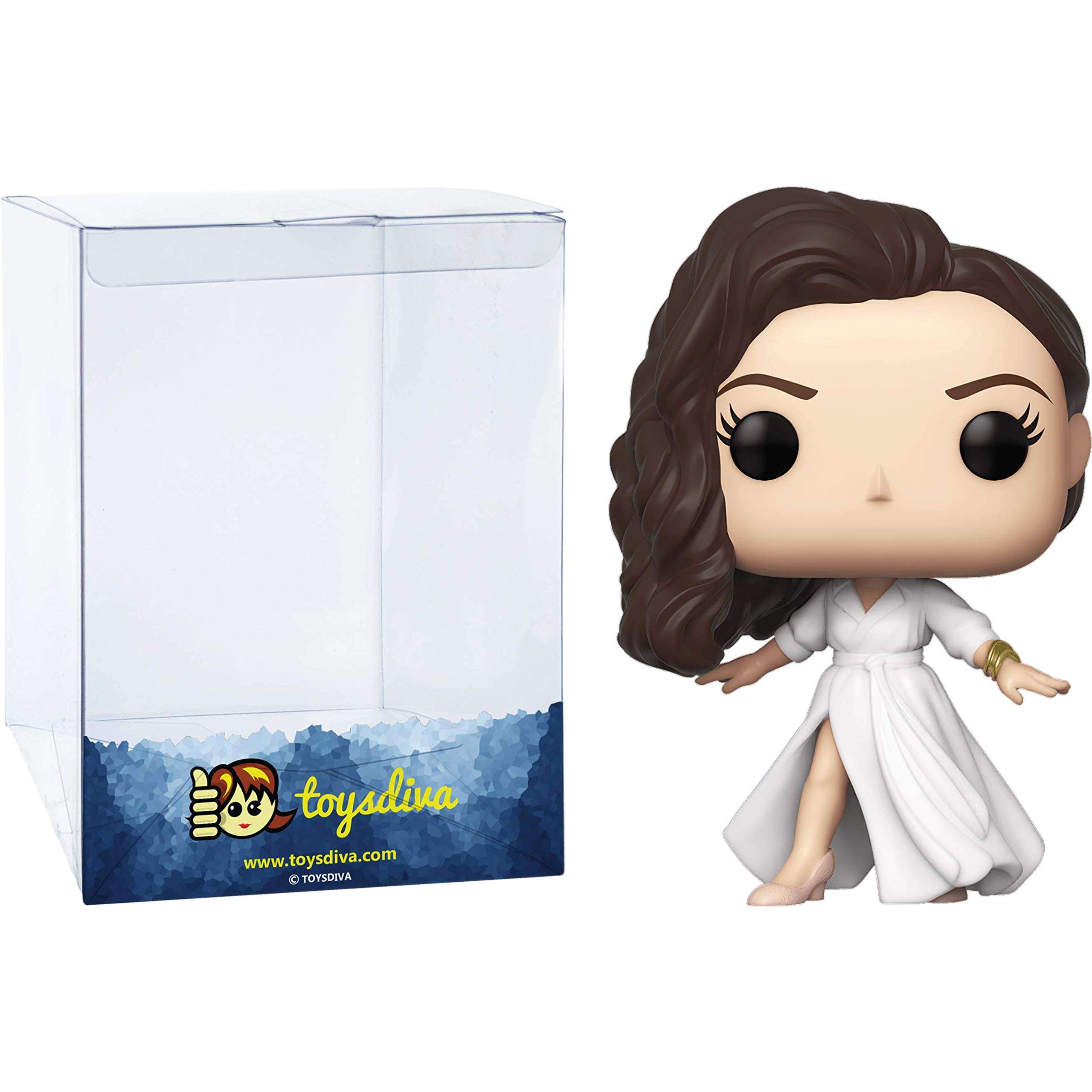Diana Prince Gala: Funk o Pop! Heroes Vinyl Figure Bundle with 1 Compatible 'ToysDiva' Graphic Protector (325-46664 - B) 1