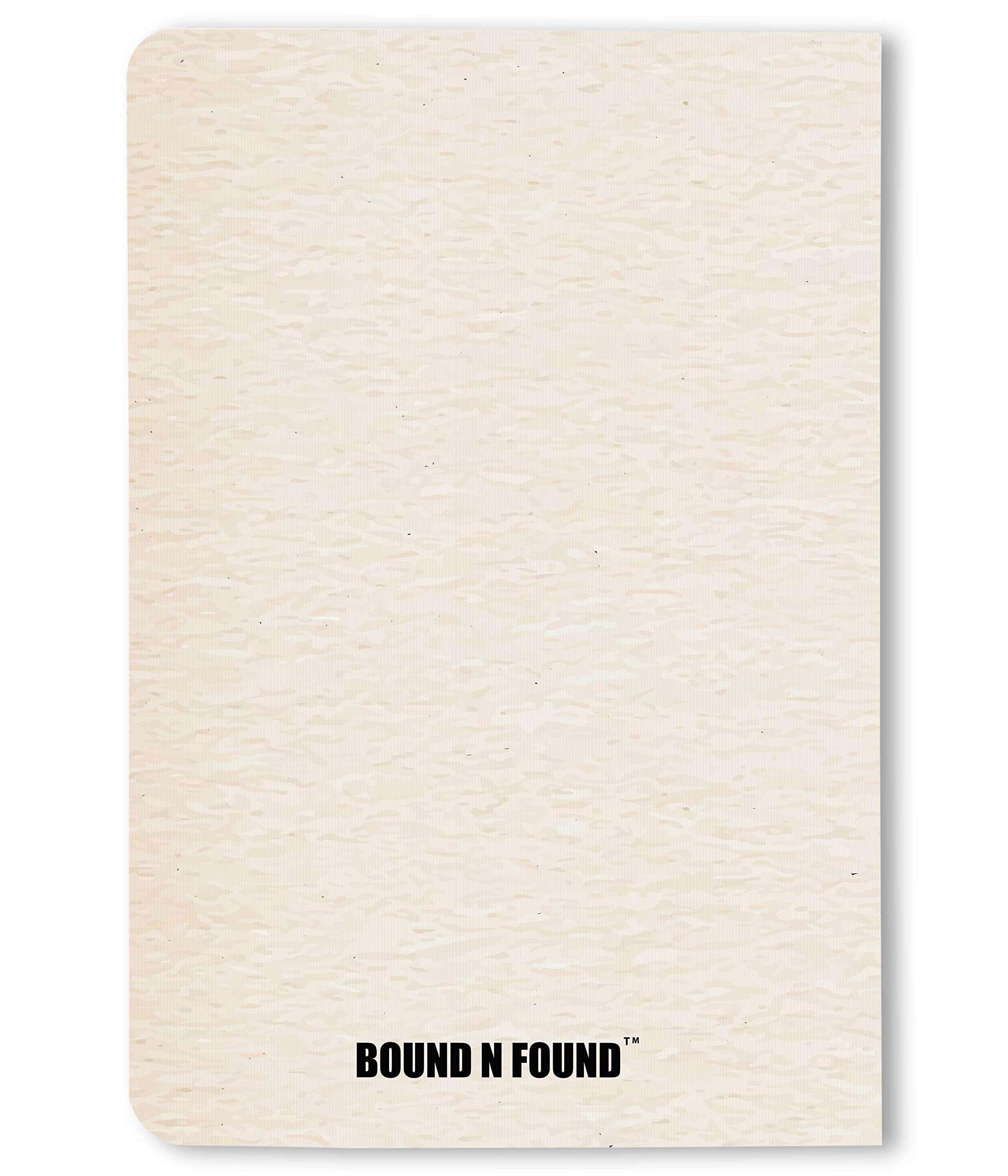 BOUND N FOUND 100 GSM A5 Dot Grid Journal Diary for Women:160 Pages (Cycle) 6