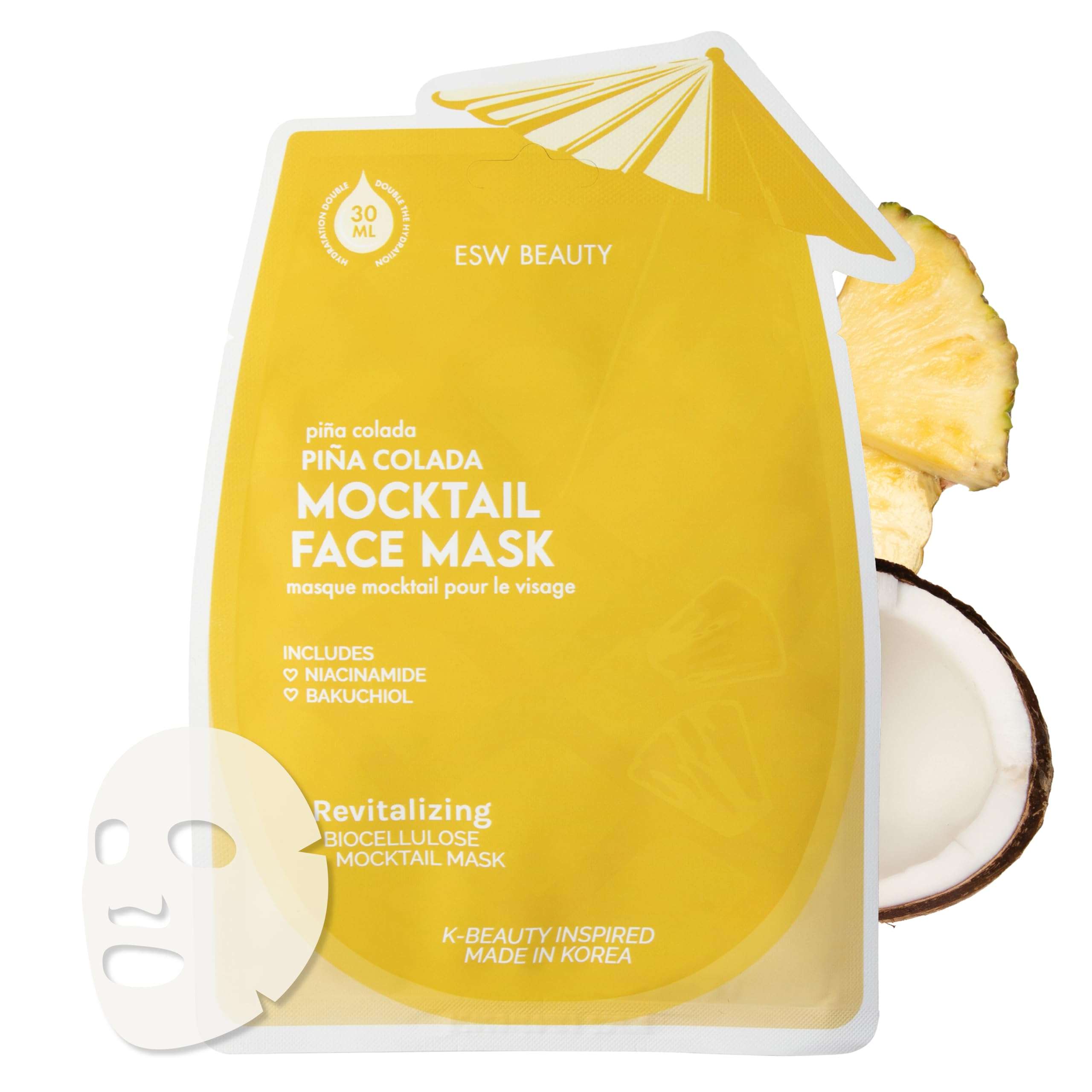 Piña Colada Revitalizing Biocellulose Mocktail Mask 1