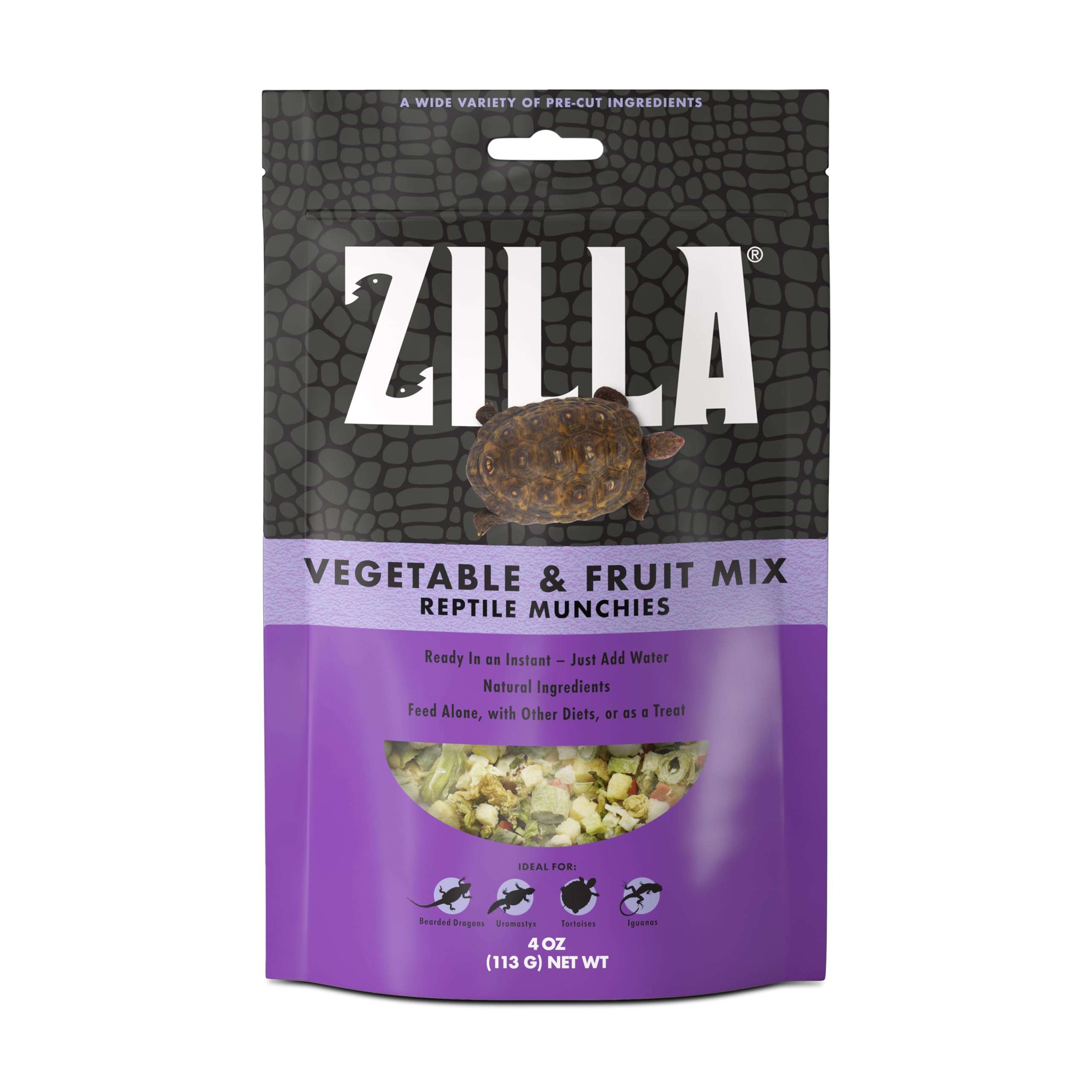 Zilla Reptile Munchies Vegetable and Fruit Mix 4 oz. 1
