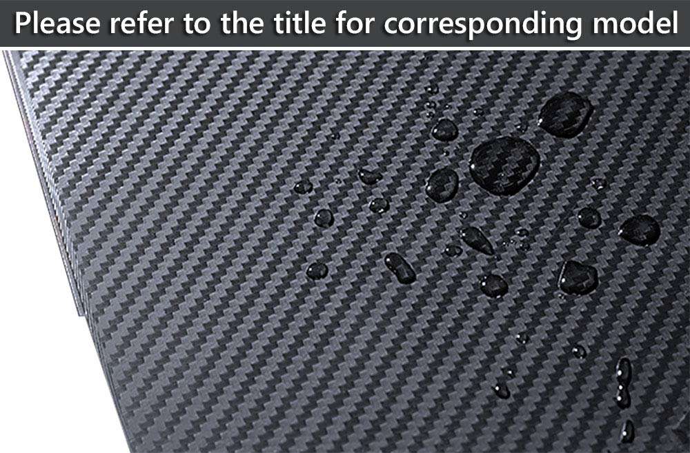 Puccy 2 Pack Back Protector Film, compatible with Wortmann Terra Mobile 1516A 15.6" Laptop Black Carbon Fiber Guard Cover Skin （ Not Tempered Glass Front Screen Protectors ） 4