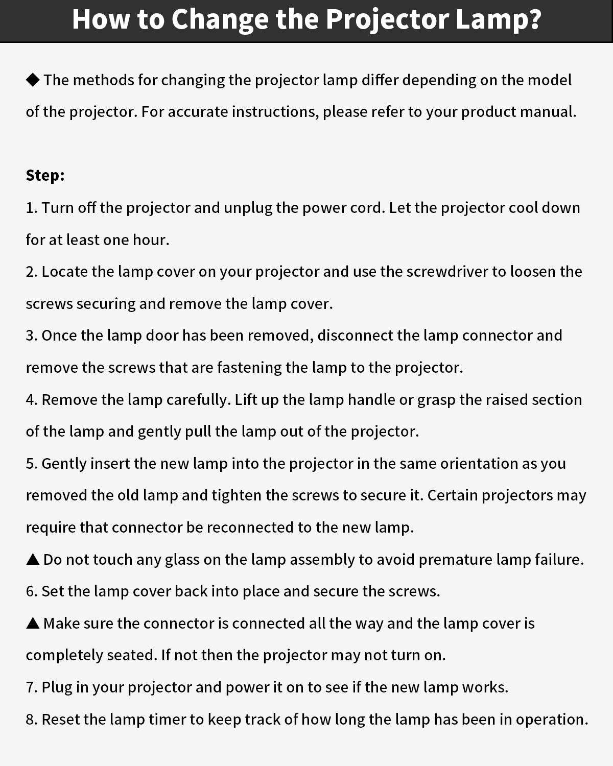 KOSRAE for ELPLP96 / V13H010L96 Replacement Bare Lamp for Epson VS250 VS350 VS355 / EX3260 EX5260 / Home Cinema 2150 1060 660 2100 760 760HD Projector 5