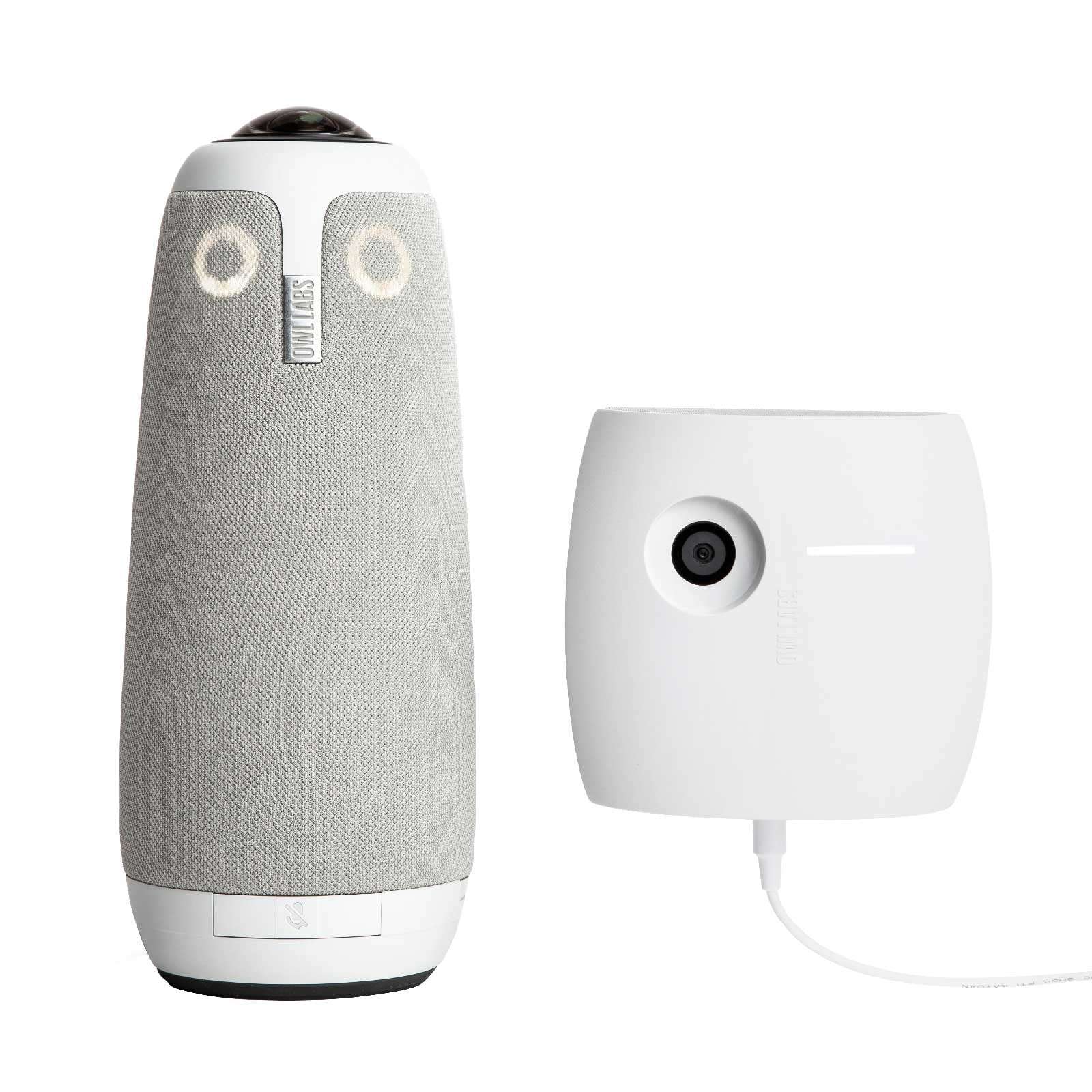 Meeting Owl 3 + Whiteboard Owl Camera — Intelligent Hybrid Video Conferencing Bundle (Automatic Speaker Focus & Whiteboard Enhancement)