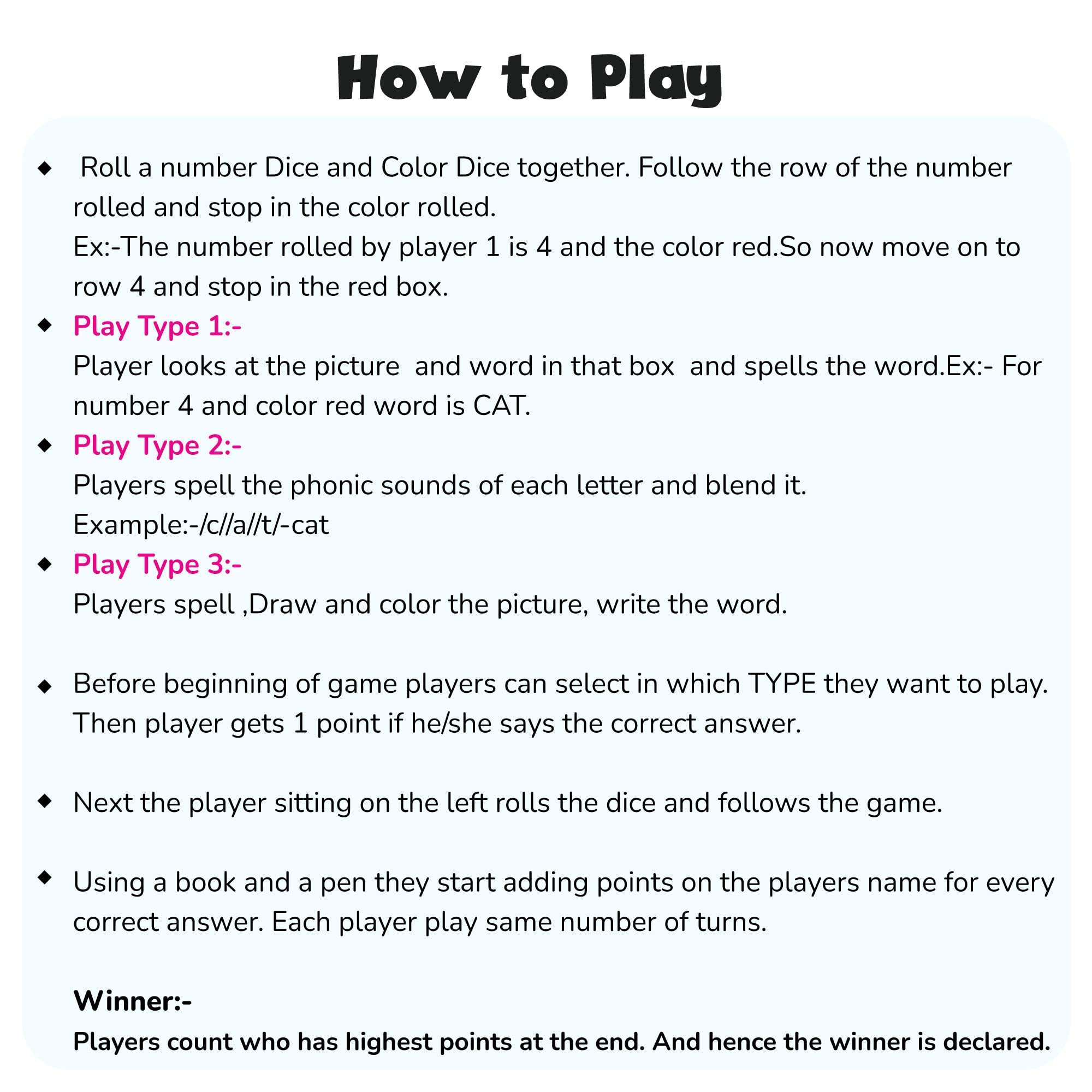 Wonderhood Wooden Phonemes Board Game for 3+ Year Old Boy/Girl/Toddler/Child/Kids- Fun English Learning, Letters, Sound, Word Combination Educational Toy (3-6 Years Children) Pack of 5 4