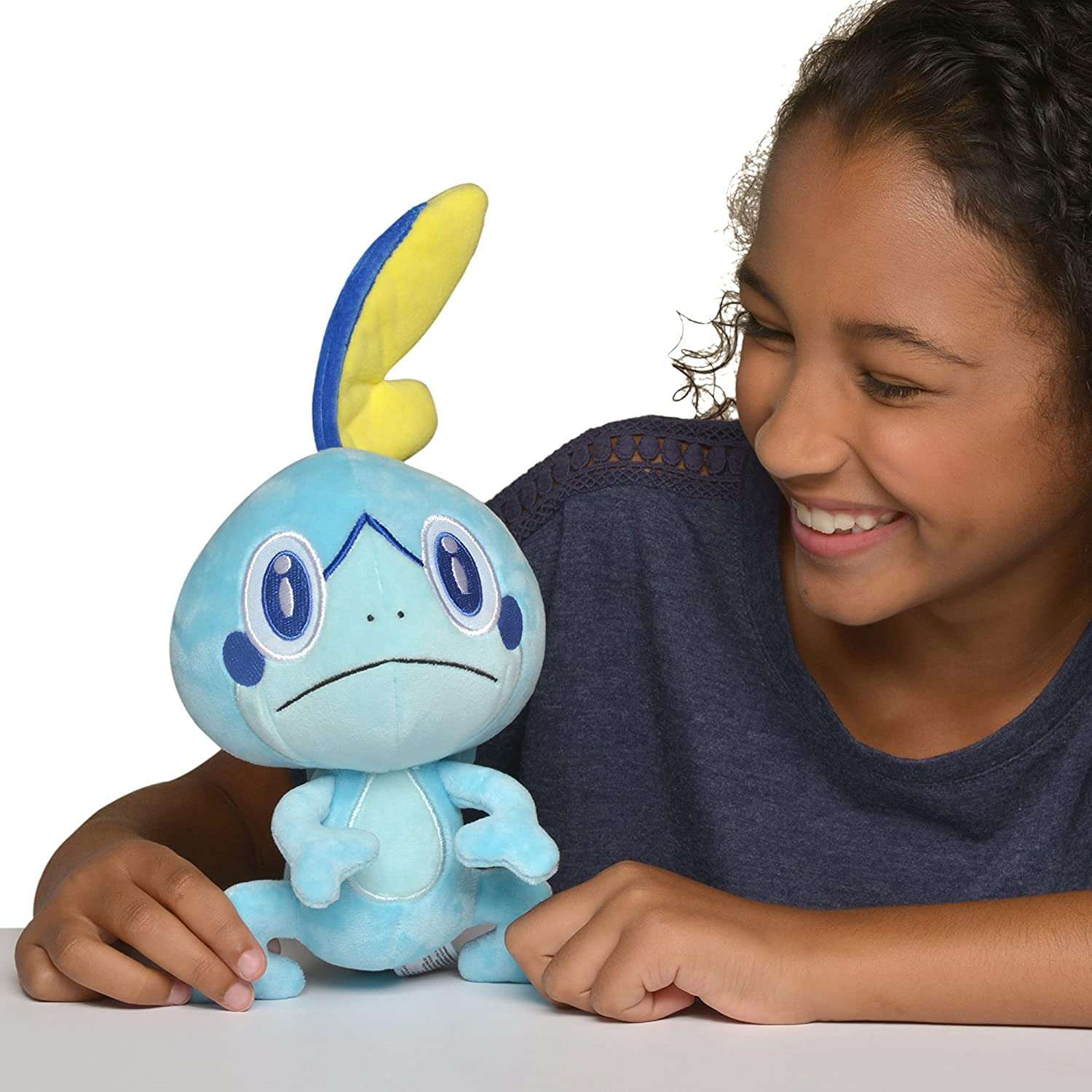 Pokémon 8" Sobble Plush Officially Licensed - Sword & Shield Galar Starter - Quality Soft Stuffed Animal Toy - Add Sobble to Your Collection! - Great Gift for Kids & Fans of Pokémon 6