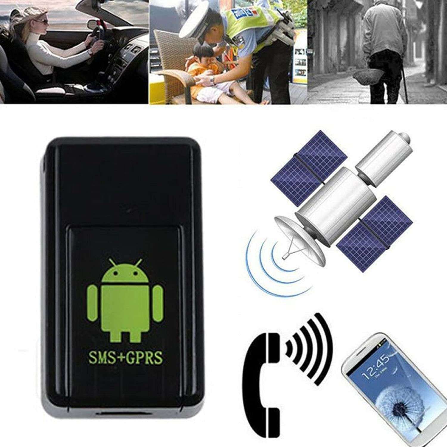 GPS Tracker GF-08 Taking Locator Mini Car GPS Locator Real Time Tracker GSM/GPRS/GPS Network Safety Anti-Lost Tracker Locator Device GSM Listening Device 4