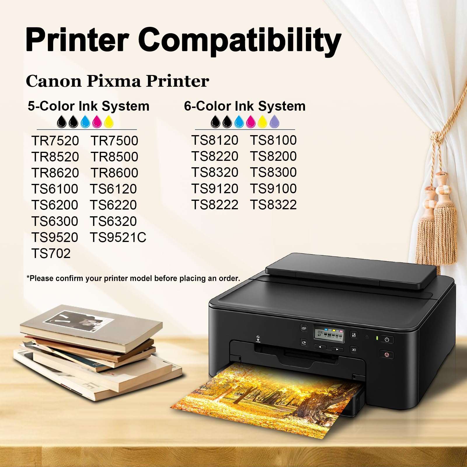 Miss Deer Compatible 280 281 Ink Cartridges for Canon PGI-280XXL CLI-281XXL for Pixma TR8520 TR8620 TS6120 TR7520 TS8220 TR8600 TS6220 TS6320 TS8320 TS9120 TS9521c Printer (1 PGBK 1BK 1C 1M 1Y) 5 Pack 4