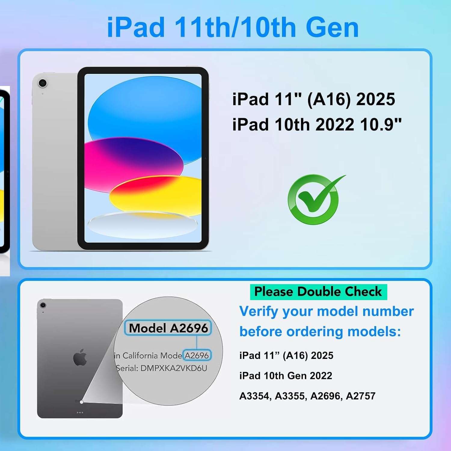 Oaky Paper Like Screen Protector for iPad 11th Generation A16 11-inch 2025 | iPad 10th Generation 10.9-inch 2022 Anti Scratch, Anti Fingerprint, Anti Reflection, Eye Protection 3