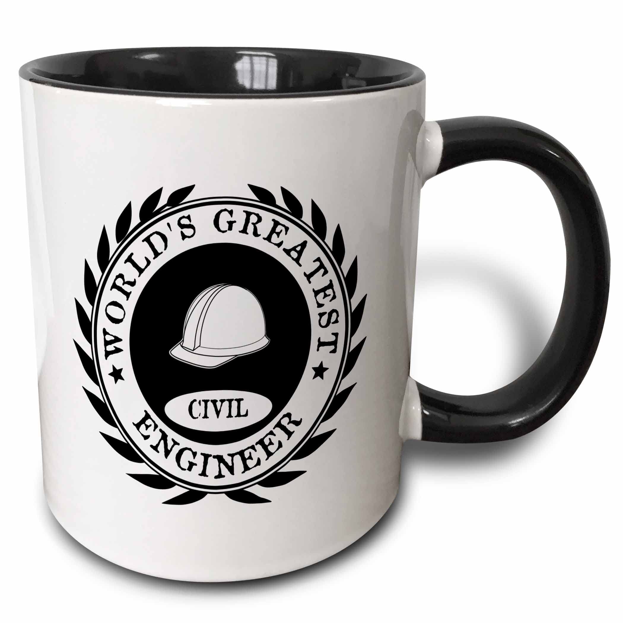 3dRose 165010_4 Two Tone Mug, 11 oz, Black 1