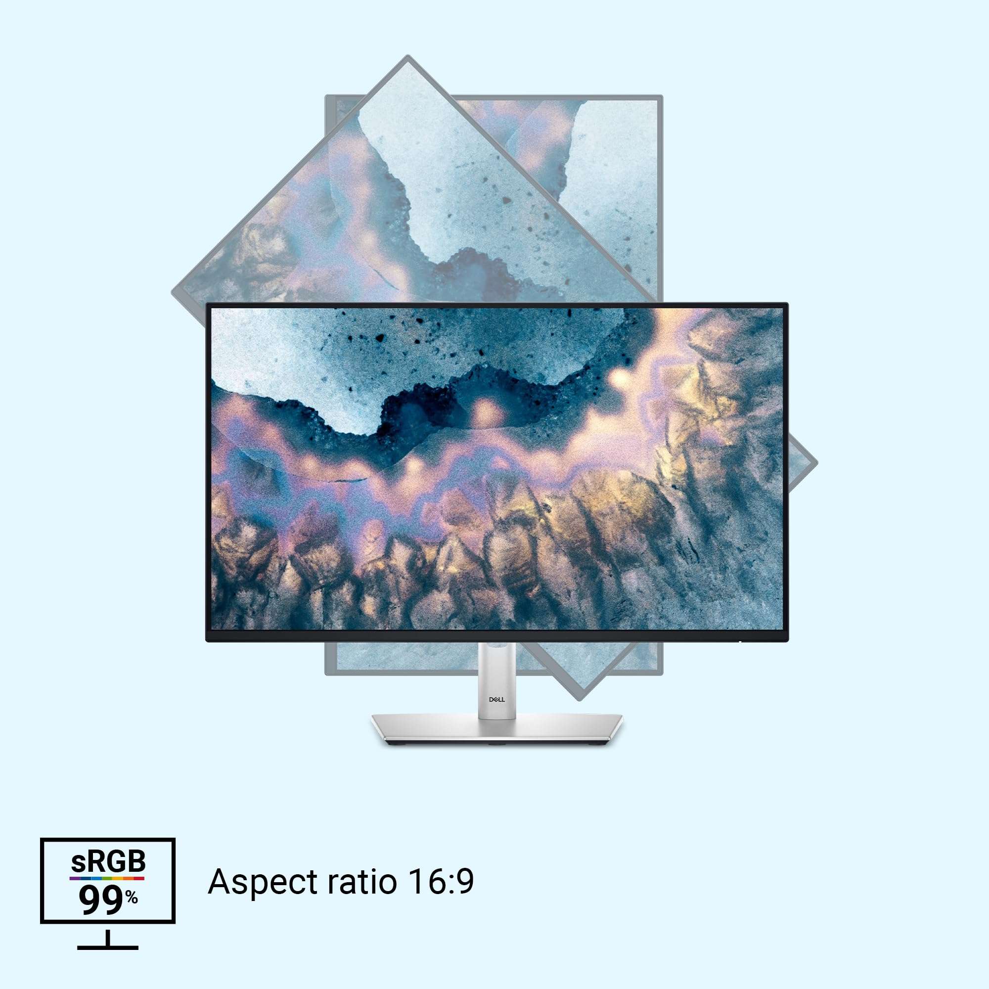 Dell 24 inch P2425H Monitor IPS FHD|100Hz| 99% sRGB | 250 cd/m2 (Typical) 5ms| 1500:1 Contrast Ratio| 5X USB 3.2 Gen1 1x HDMI 1.4 1xDP 1xVGA| Height Tilt Swivel Pivot |USB-C Downstream | Flicker Free 4