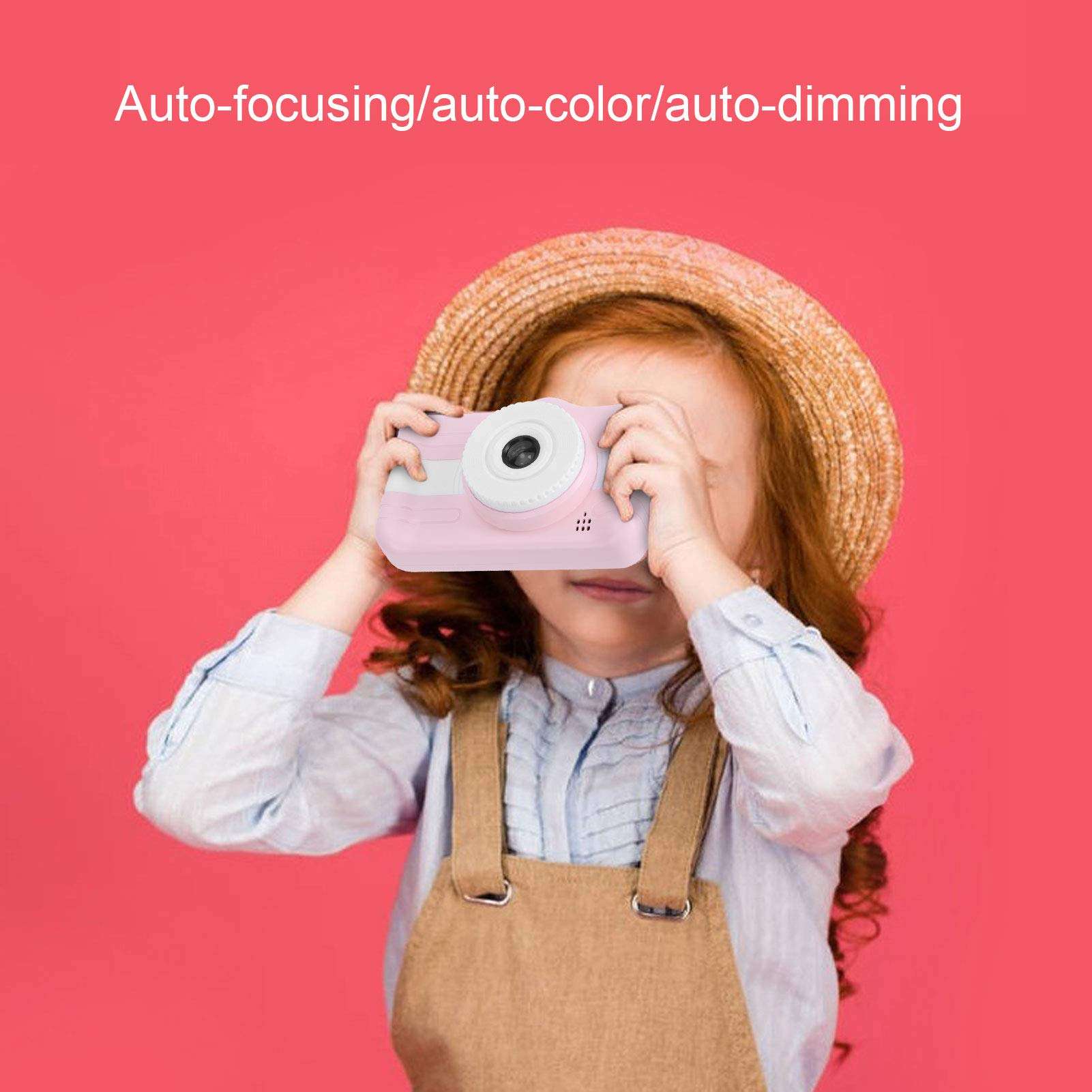 Children Camera, 12MP 3.5 Inch High‑Definition Action Camera Wide-Angle Lens for Video for Taking Photo 4