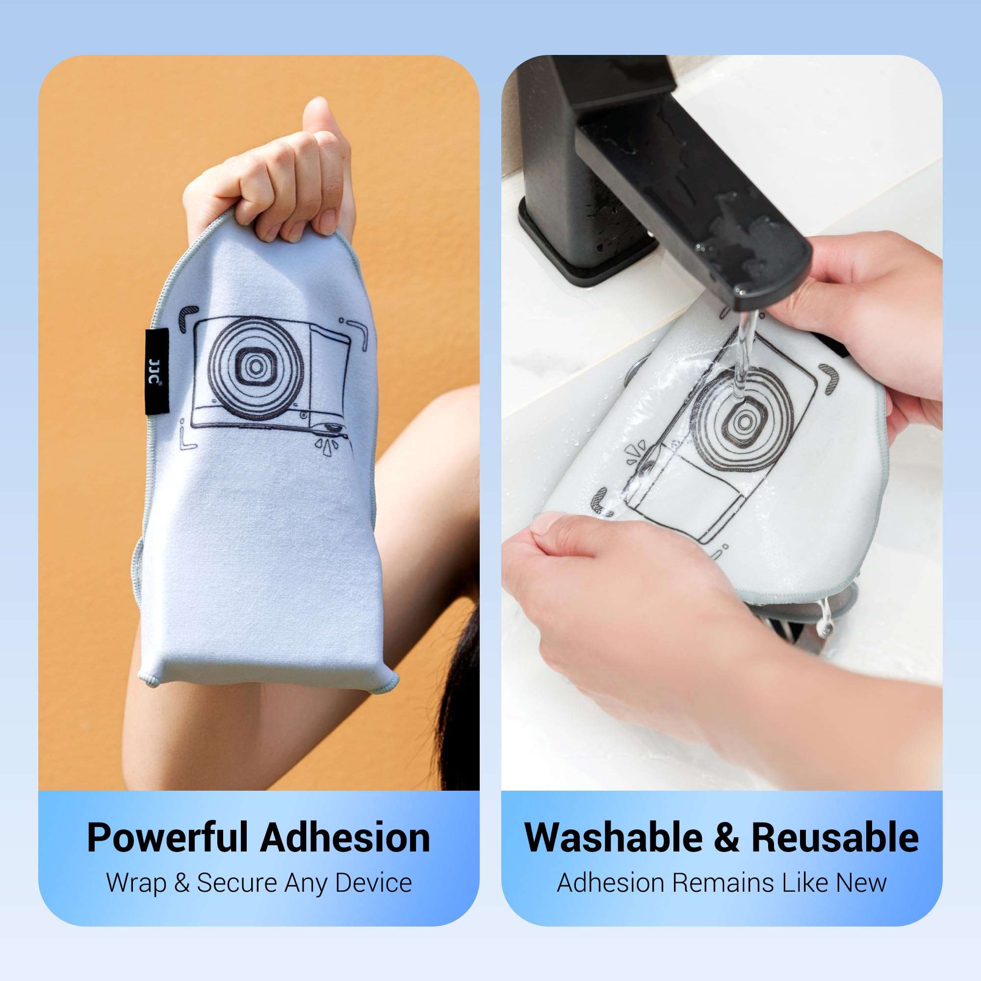 JJC Protective Wrap, Anti-Scratches and Self-Adhesive Camera Wrap for Ricoh GR IV GR4 GR III GR3 HDF GR IIIx GR3x HDF Sony RX100VII RX100VI RX100V Canon G7X Mark III, Camera Drawing Pattern 5