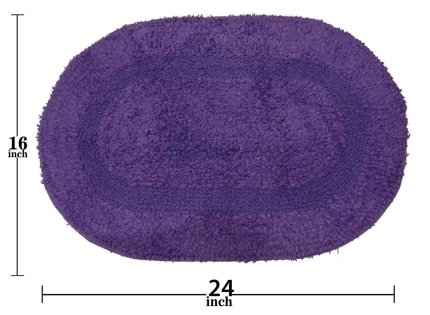 Leysin Soft and Comfortable Set of 2 Pieces Floor Bath Mat for Home and Hotel Use Pack of 1 2