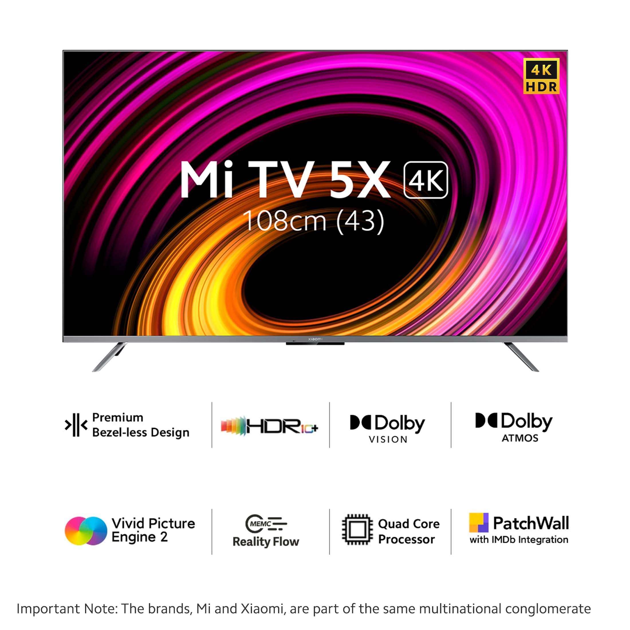Mi 163.9 cm (65 Inches) 4K Ultra HD Android Smart LED TV 4X | L65M5-5SIN (Black) 2