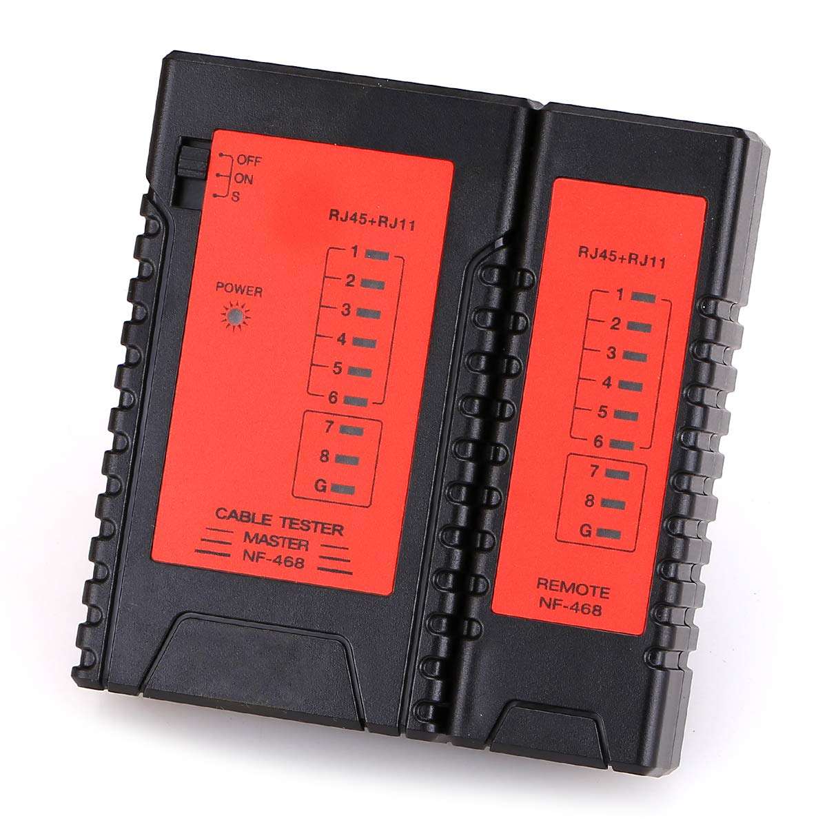 NF468 Tester Fault Locator RJ45 RJ11 Cable Tracker Network Cable Tester Network Ethernet LAN Network Test Tool 1