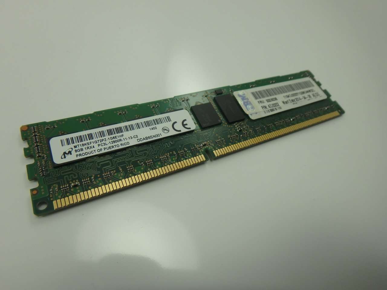 IBM 47J0222 8GB 1RX4 PC3L-12800R MEMORY - 00D5038
