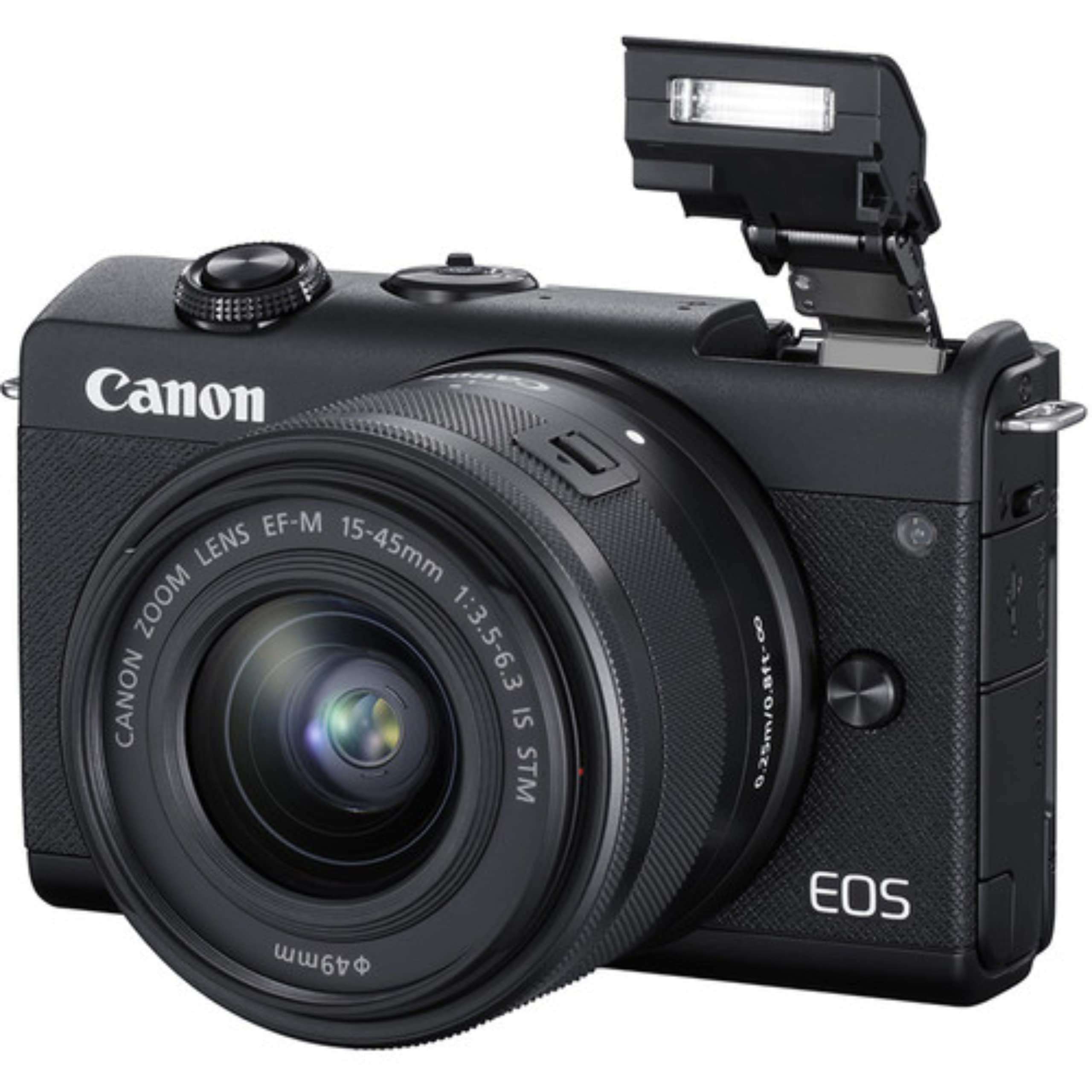 Canon EOS M200 Mirrorless Digital Camera Dual Lens Kit (Black) (International Model) 2