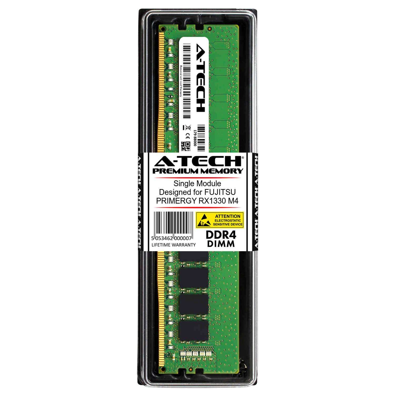 A-Tech 8GB RAM for FUJITSU PRIMERGY RX1330 M4 | DDR4 2666 DIMM PC4-21300 1.2V 288-Pin Memory Upgrade Module 1