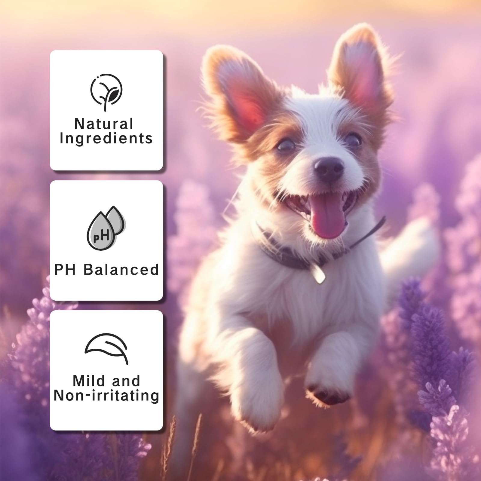 Clean Paws Foaming Cleanser for Dogs and Cats (6.8 oz) | No-Rinse Dandelion Lavender Paw Brush and Scrubber (1pcs) 4